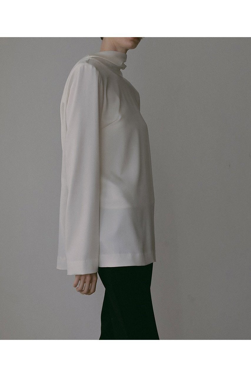 【ハー/HER.】の【9/25 12:00販売開始】サテンドレープブラウス 人気、トレンドファッション・服の通販 founy(ファニー) 　ファッション　Fashion　レディースファッション　Fashion for Women　トップス・カットソー　Cut & Sew Tops　シャツ・ブラウス・オフィスカジュアル　Elegant Blouses & Button-Ups　サテン　Satin, Glossy Fabric　スリーブ　Sleeve, Long Sleeve / Short Sleeve　ドレープ　Drape, Draping Fabric　フロント　Front, Front Design　ロング　Long, Long-Length　新作・新入荷　New Arrivals / New In　other-2|ID: prp329100004704547 ipo3291000000033973353