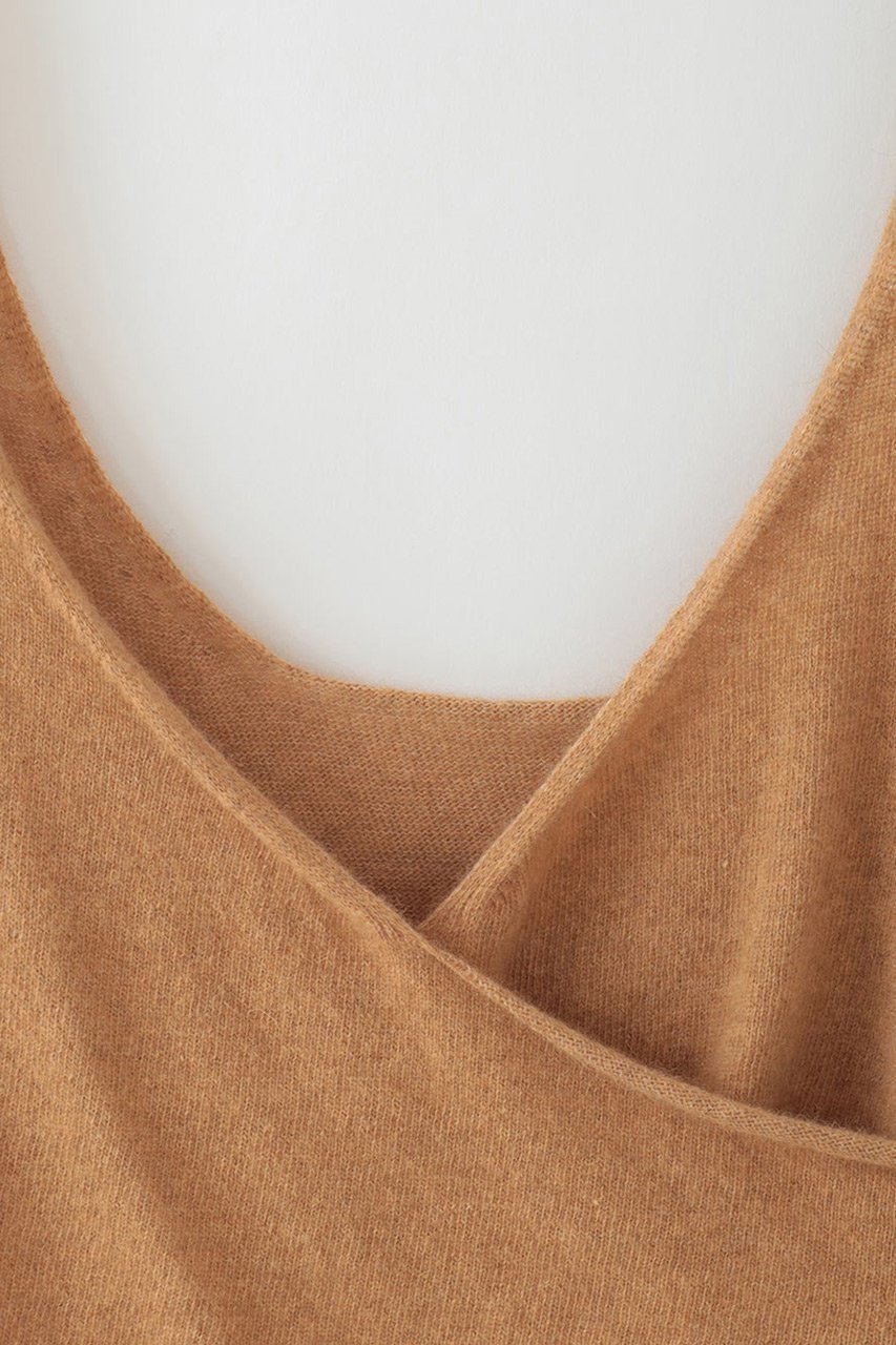 【ハー/HER.】の【9/25 12:00販売開始】カシュクールニット 人気、トレンドファッション・服の通販 founy(ファニー) 　ファッション　Fashion　レディースファッション　Fashion for Women　トップス・カットソー　Cut & Sew Tops　ニット　Knit Tops & Sweaters　カジュアルプルオーバー・ニットトップス　Pullovers & Knit Tops / Casual Pullovers　おすすめ　Recommended / Our Picks　カットソー　Cut and Sewn Top　カーディガン　Cardigan, Knitwear　セットアップ　Set-Up, Coordinated Outfit　冬　Winter / This Winter　夏　Summer　新作・新入荷　New Arrivals / New In　秋　Autumn　other-2|ID: prp329100004704550 ipo3291000000033973379