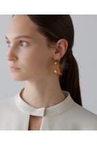 【アドーア/ADORE】のレザーフープイヤリング ベージュ|ID: prp329100004705543 ipo3291000000035665295