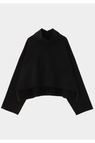 【ル フィル/LE PHIL】のハイネッククロプドプルオーバー ブラック|ID: prp329100004705547 ipo3291000000036136377