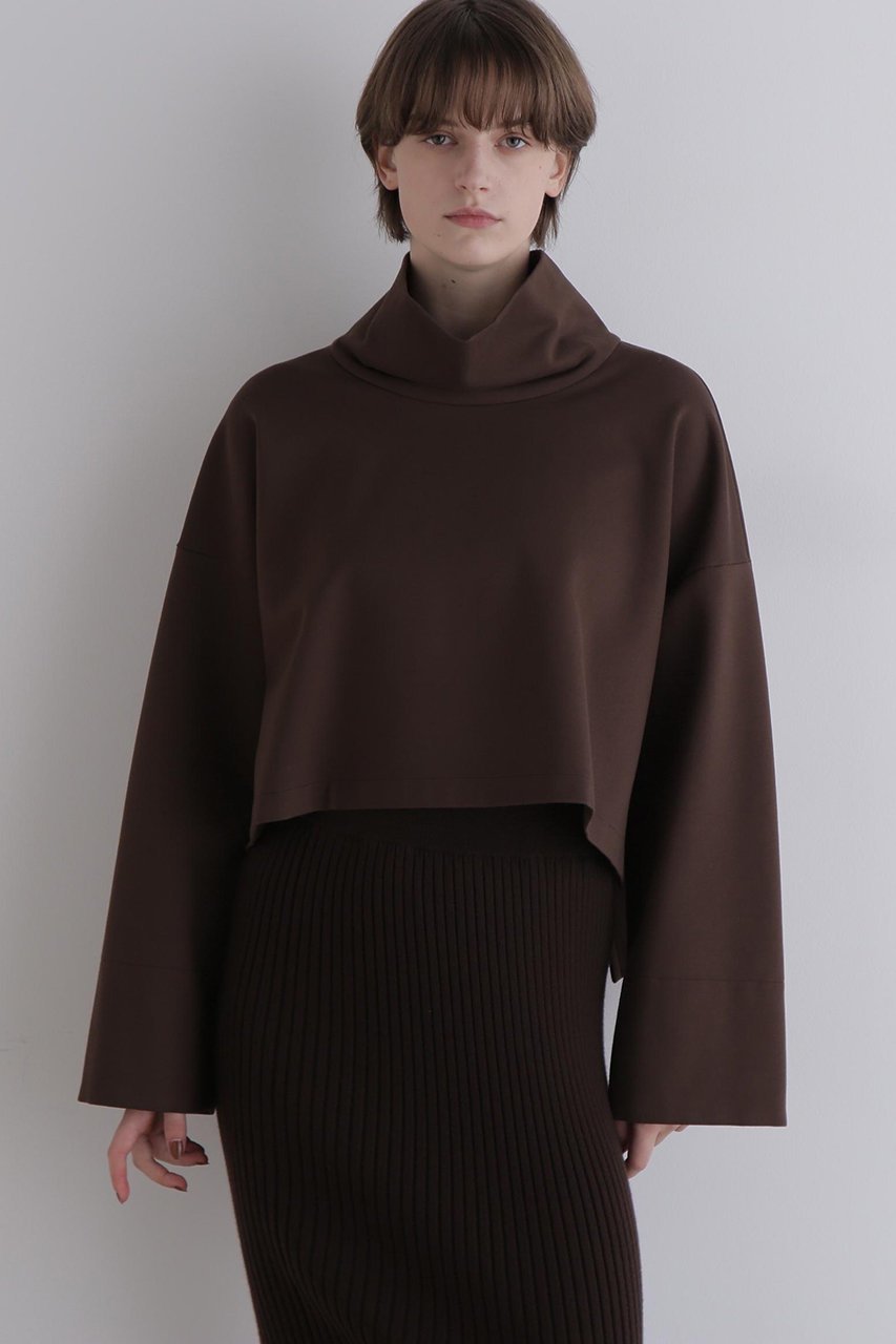 【ル フィル/LE PHIL】のハイネッククロプドプルオーバー 人気、トレンドファッション・服の通販 founy(ファニー) ファッション Fashion レディースファッション Fashion for Women トップス・カットソー Cut & Sew Tops シャツ・ブラウス・オフィスカジュアル Elegant Blouses & Button-Ups ロングTシャツ・Tシャツ Longline T-Shirts & Tees カジュアルプルオーバー・ニットトップス Pullovers & Knit Tops / Casual Pullovers カットソー・ベーシックTシャツ Cut-and-Sewn Tops / Stretch Tees & Basics インナー Innerwear ショート Short, Short Length スタンダード Standard, Basic スリーブ Sleeve, Long Sleeve / Short Sleeve ハイネック High Neck, Mock Neck バランス Balance, Style Balance ロング Long, Long-Length ワイド Wide, Wide Fit エレガント 上品 Elegant other-2|ID: prp329100004705547 ipo3291000000036193715