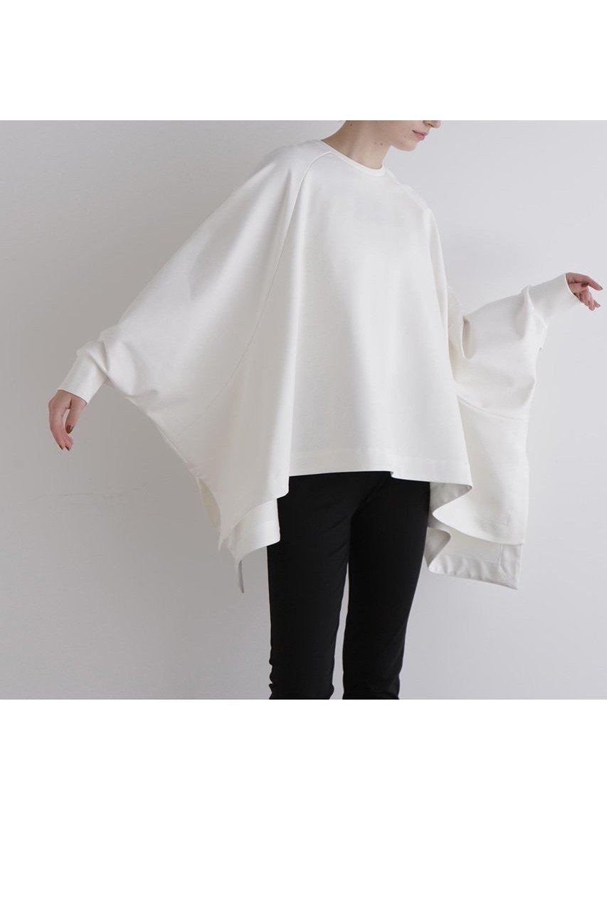 【ル フィル/LE PHIL】のラグランヘムプルオーバー 人気、トレンドファッション・服の通販 founy(ファニー) 　ファッション　Fashion　レディースファッション　Fashion for Women　トップス・カットソー　Cut & Sew Tops　シャツ・ブラウス・オフィスカジュアル　Elegant Blouses & Button-Ups　ロングTシャツ・Tシャツ　Longline T-Shirts & Tees　カジュアルプルオーバー・ニットトップス　Pullovers & Knit Tops / Casual Pullovers　カットソー・ベーシックTシャツ　Cut-and-Sewn Tops / Stretch Tees & Basics　なめらか　Smooth, Silky Texture　スリーブ　Sleeve, Long Sleeve / Short Sleeve　ビッグ　Big, Oversized　ロング　Long, Long-Length　新作・新入荷　New Arrivals / New In　other-2|ID: prp329100004705548 ipo3291000000033983378