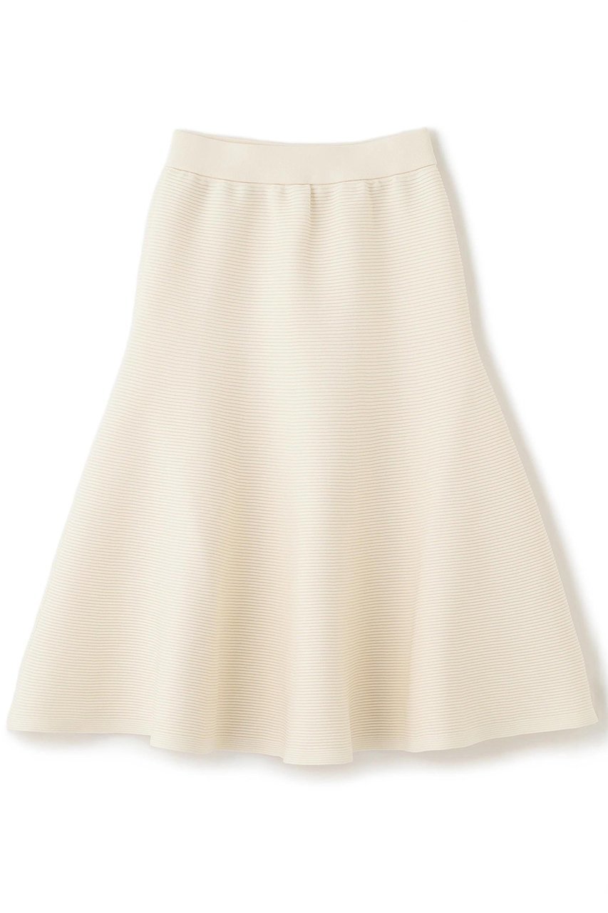 【アドーア/ADORE】のフレアニットスカート インテリア・キッズ・メンズ・レディースファッション・服の通販 founy(ファニー) 　ファッション　Fashion　レディースファッション　Fashion for Women　スカート　Skirts　スタンダード　Standard, Basic　フォルム　Silhouette, Form　フレア　Flare, Flared　エレガント 上品　Elegant　ホワイト|ID: prp329100004705554 ipo3291000000035665340