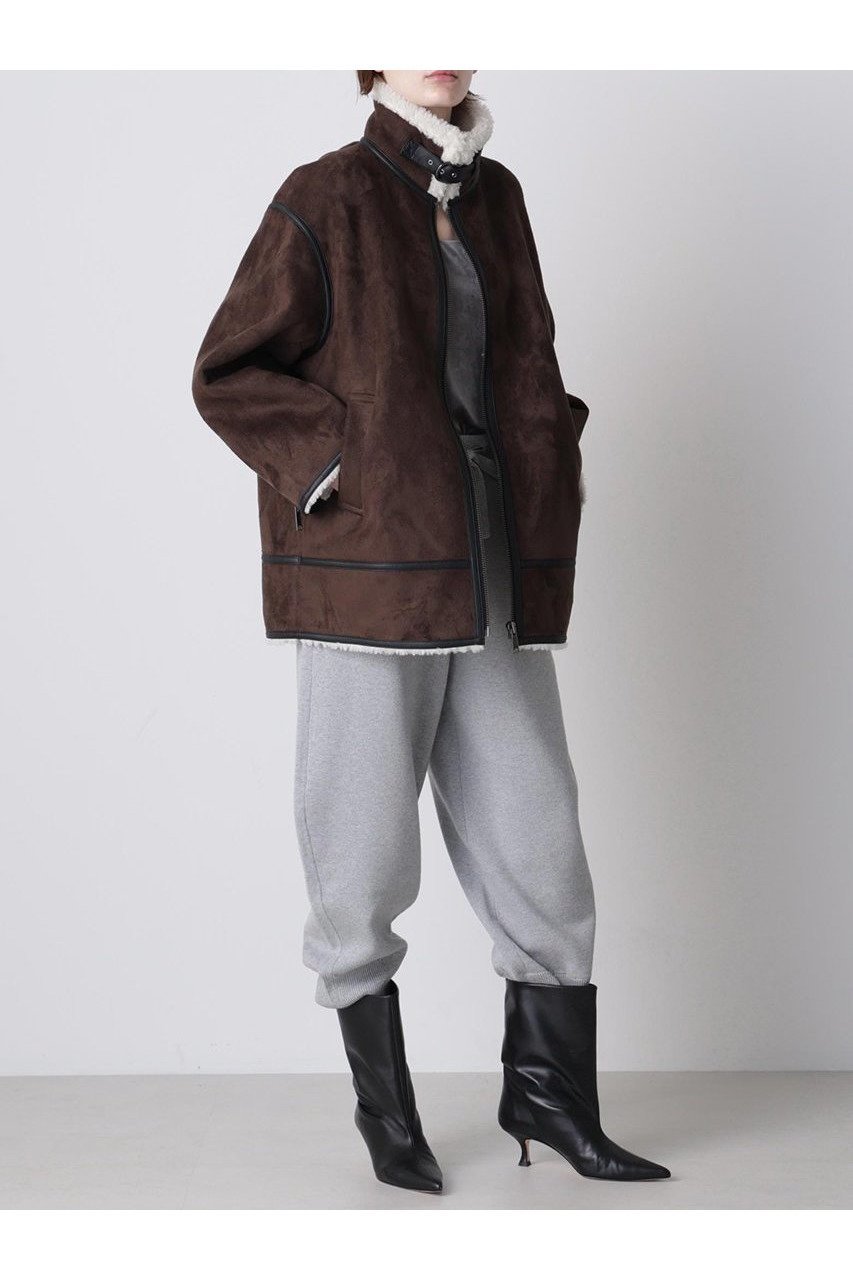 【ヒューエルミュージアム/hueLe Museum】の【hLM】フェイクムートンジャケット 人気、トレンドファッション・服の通販 founy(ファニー) 　ファッション　Fashion　レディースファッション　Fashion for Women　アウター　Coat / Outerwear Collection　レディースジャケット・軽アウター　Jackets　ジャケット　Jacket, Outerwear　フェイクファー　Faux Fur, Imitation Fur　フランス　France, French　ボンディング　Bonding, Bonded Fabric　ラグジュアリー　Luxury, Elegant　リアル　Real, Realistic　other-2|ID: prp329100004705557 ipo3291000000033983448