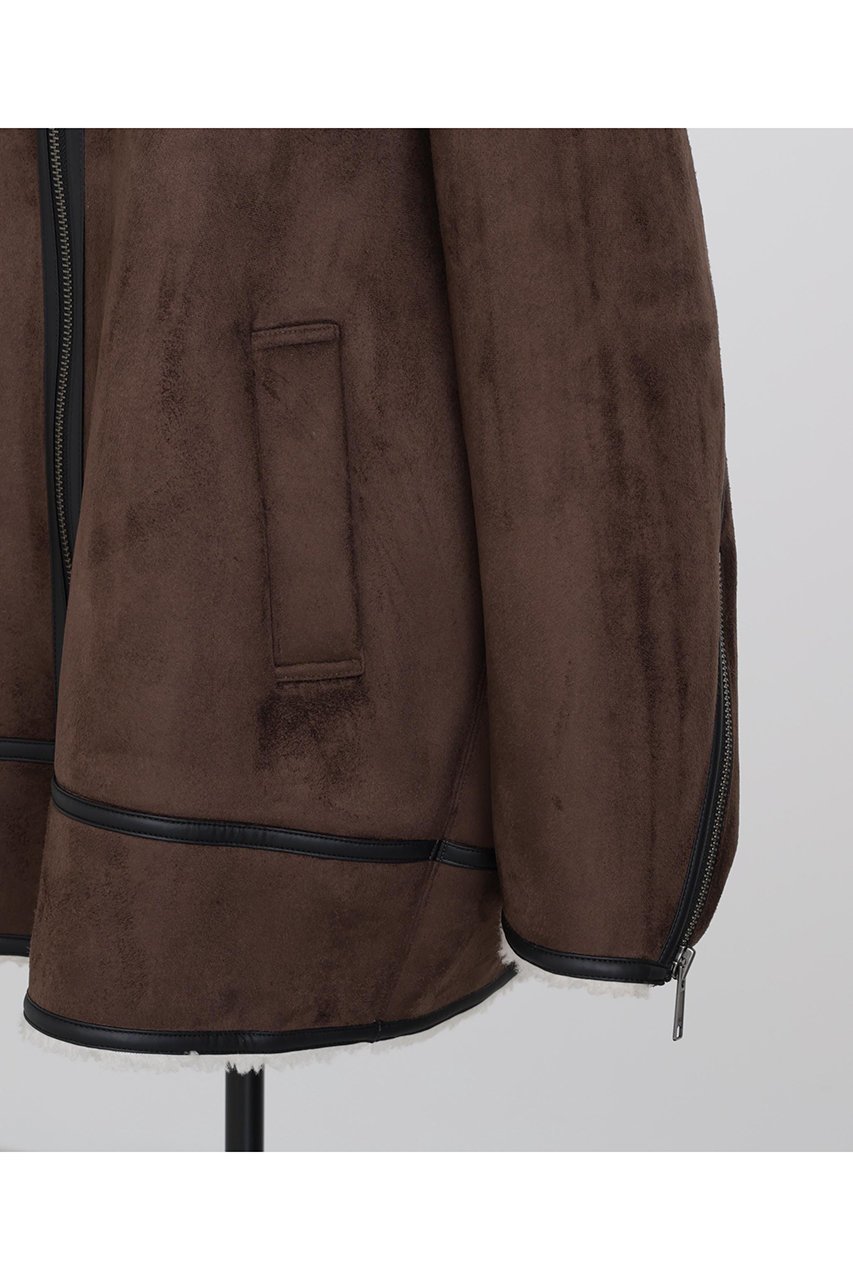 【ヒューエルミュージアム/hueLe Museum】の【hLM】フェイクムートンジャケット 人気、トレンドファッション・服の通販 founy(ファニー) 　ファッション　Fashion　レディースファッション　Fashion for Women　アウター　Coat / Outerwear Collection　レディースジャケット・軽アウター　Jackets　ジャケット　Jacket, Outerwear　フェイクファー　Faux Fur, Imitation Fur　フランス　France, French　ボンディング　Bonding, Bonded Fabric　ラグジュアリー　Luxury, Elegant　リアル　Real, Realistic　other-5|ID: prp329100004705557 ipo3291000000035564005