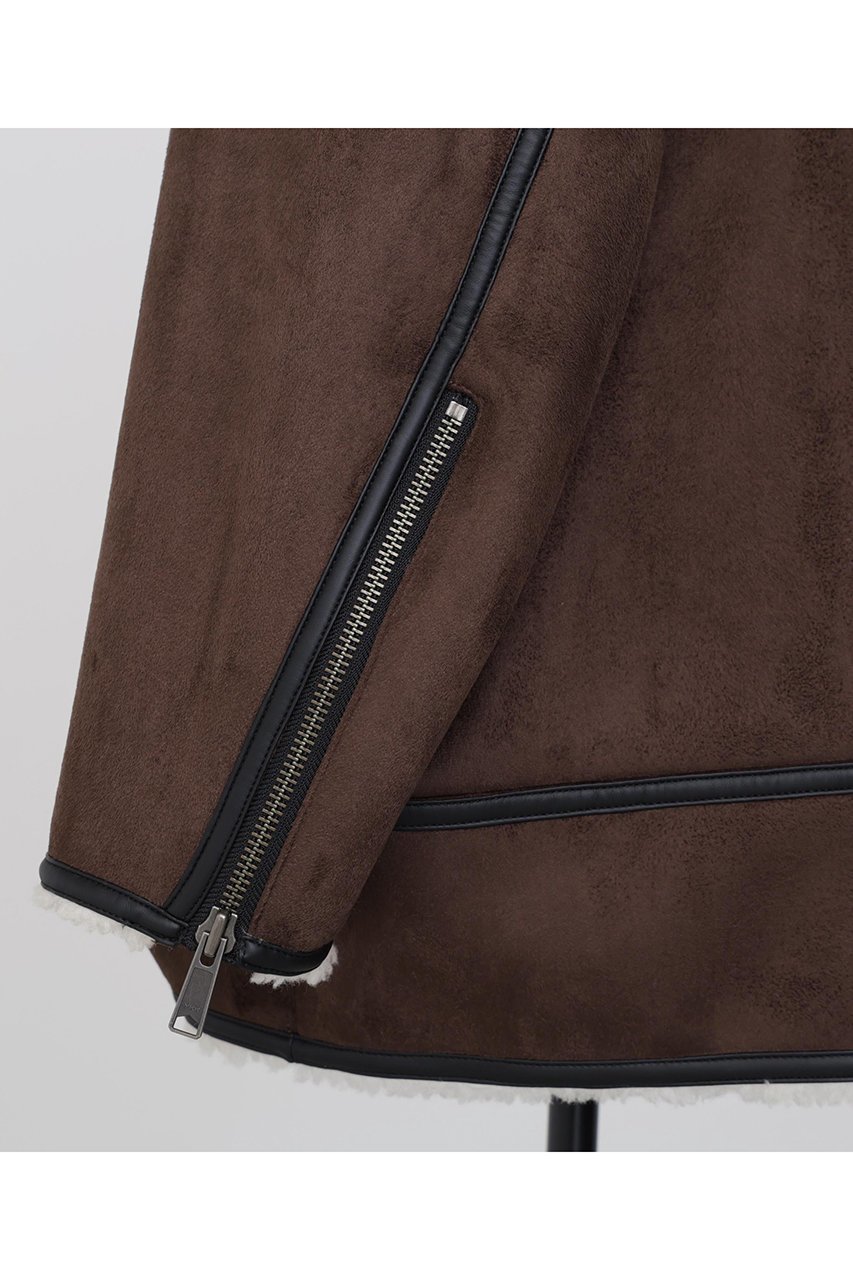 【ヒューエルミュージアム/hueLe Museum】の【hLM】フェイクムートンジャケット 人気、トレンドファッション・服の通販 founy(ファニー) 　ファッション　Fashion　レディースファッション　Fashion for Women　アウター　Coat / Outerwear Collection　レディースジャケット・軽アウター　Jackets　ジャケット　Jacket, Outerwear　フェイクファー　Faux Fur, Imitation Fur　フランス　France, French　ボンディング　Bonding, Bonded Fabric　ラグジュアリー　Luxury, Elegant　リアル　Real, Realistic　other-6|ID: prp329100004705557 ipo3291000000035564007