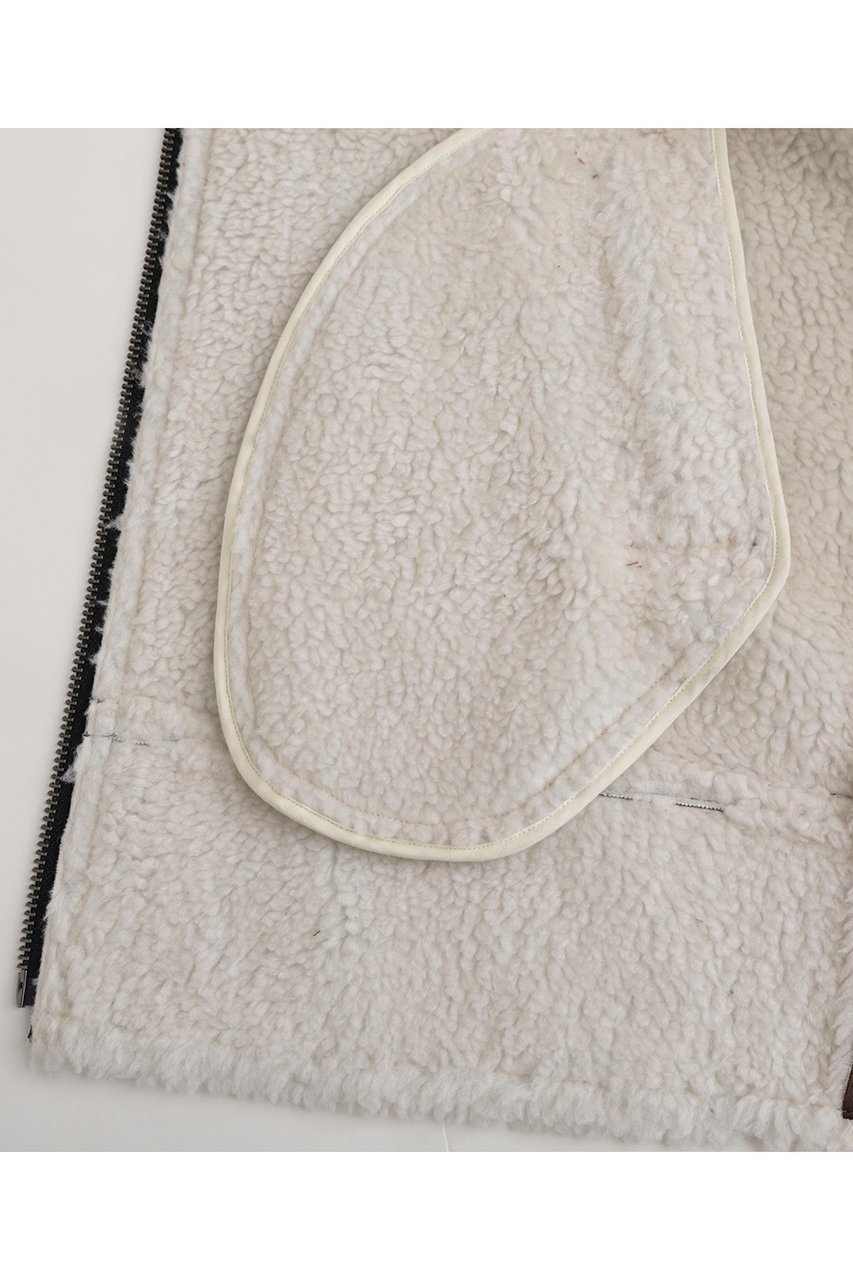 【ヒューエルミュージアム/hueLe Museum】の【hLM】フェイクムートンジャケット 人気、トレンドファッション・服の通販 founy(ファニー) 　ファッション　Fashion　レディースファッション　Fashion for Women　アウター　Coat / Outerwear Collection　レディースジャケット・軽アウター　Jackets　ジャケット　Jacket, Outerwear　フェイクファー　Faux Fur, Imitation Fur　フランス　France, French　ボンディング　Bonding, Bonded Fabric　ラグジュアリー　Luxury, Elegant　リアル　Real, Realistic　other-7|ID: prp329100004705557 ipo3291000000035564009