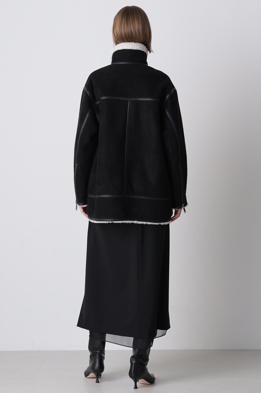 【ヒューエルミュージアム/hueLe Museum】の【hLM】フェイクムートンジャケット 人気、トレンドファッション・服の通販 founy(ファニー) 　ファッション　Fashion　レディースファッション　Fashion for Women　アウター　Coat / Outerwear Collection　レディースジャケット・軽アウター　Jackets　ジャケット　Jacket, Outerwear　フェイクファー　Faux Fur, Imitation Fur　フランス　France, French　ボンディング　Bonding, Bonded Fabric　ラグジュアリー　Luxury, Elegant　リアル　Real, Realistic　other-5|ID: prp329100004705557 ipo3291000000035610735