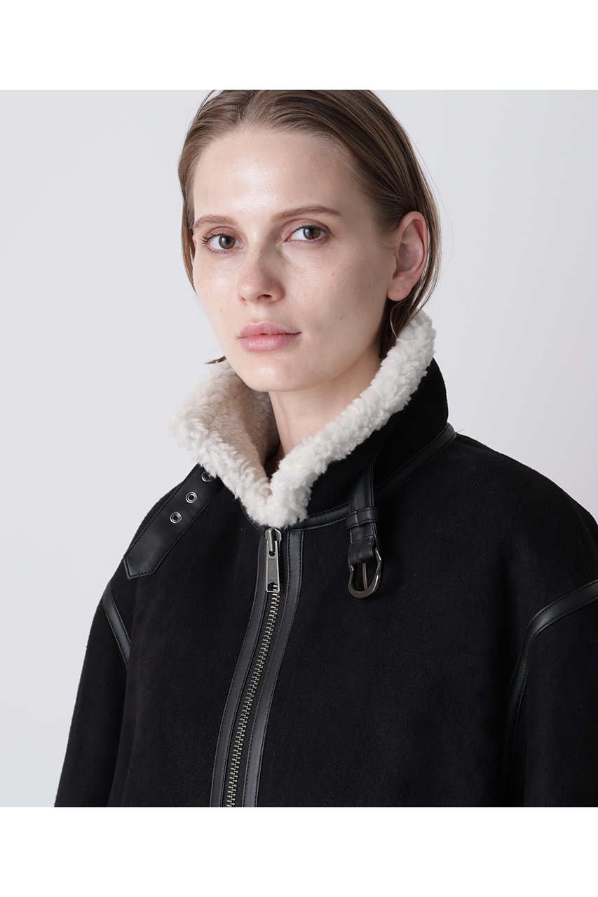 【ヒューエルミュージアム/hueLe Museum】の【hLM】フェイクムートンジャケット 人気、トレンドファッション・服の通販 founy(ファニー) 　ファッション　Fashion　レディースファッション　Fashion for Women　アウター　Coat / Outerwear Collection　レディースジャケット・軽アウター　Jackets　ジャケット　Jacket, Outerwear　フェイクファー　Faux Fur, Imitation Fur　フランス　France, French　ボンディング　Bonding, Bonded Fabric　ラグジュアリー　Luxury, Elegant　リアル　Real, Realistic　other-6|ID: prp329100004705557 ipo3291000000035610736