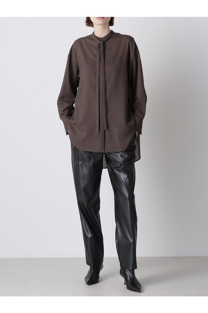 【ヒューエルミュージアム/hueLe Museum】の【hLM】レザーライクパンツ インテリア・キッズ・メンズ・レディースファッション・服の通販 founy(ファニー) https://founy.com/ ファッション Fashion レディースファッション Fashion for Women パンツ Pants & Trousers なめらか Smooth, Silky Texture スタイリッシュ Stylish, Fashionable ストレート Straight, Straight Cut トレンド Trend, Trending Now エレガント 上品 Elegant |ID: prp329100004705558 ipo3291000000033983455