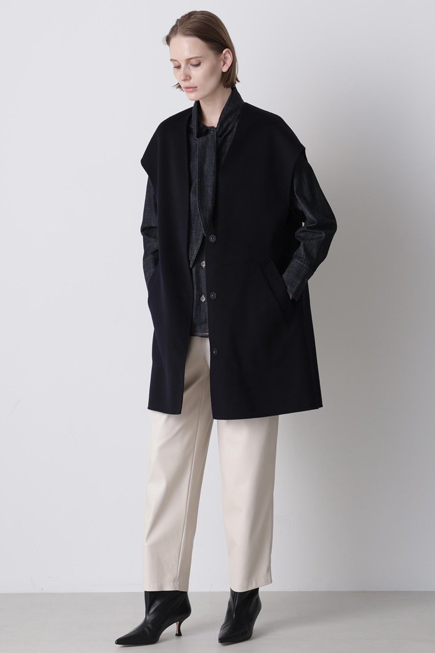 【ヒューエルミュージアム/hueLe Museum】の【hLM】レザーライクパンツ インテリア・キッズ・メンズ・レディースファッション・服の通販 founy(ファニー) ファッション Fashion レディースファッション Fashion for Women パンツ Pants & Trousers なめらか Smooth, Silky Texture スタイリッシュ Stylish, Fashionable ストレート Straight, Straight Cut トレンド Trend, Trending Now エレガント 上品 Elegant ホワイト|ID: prp329100004705558 ipo3291000000036004613