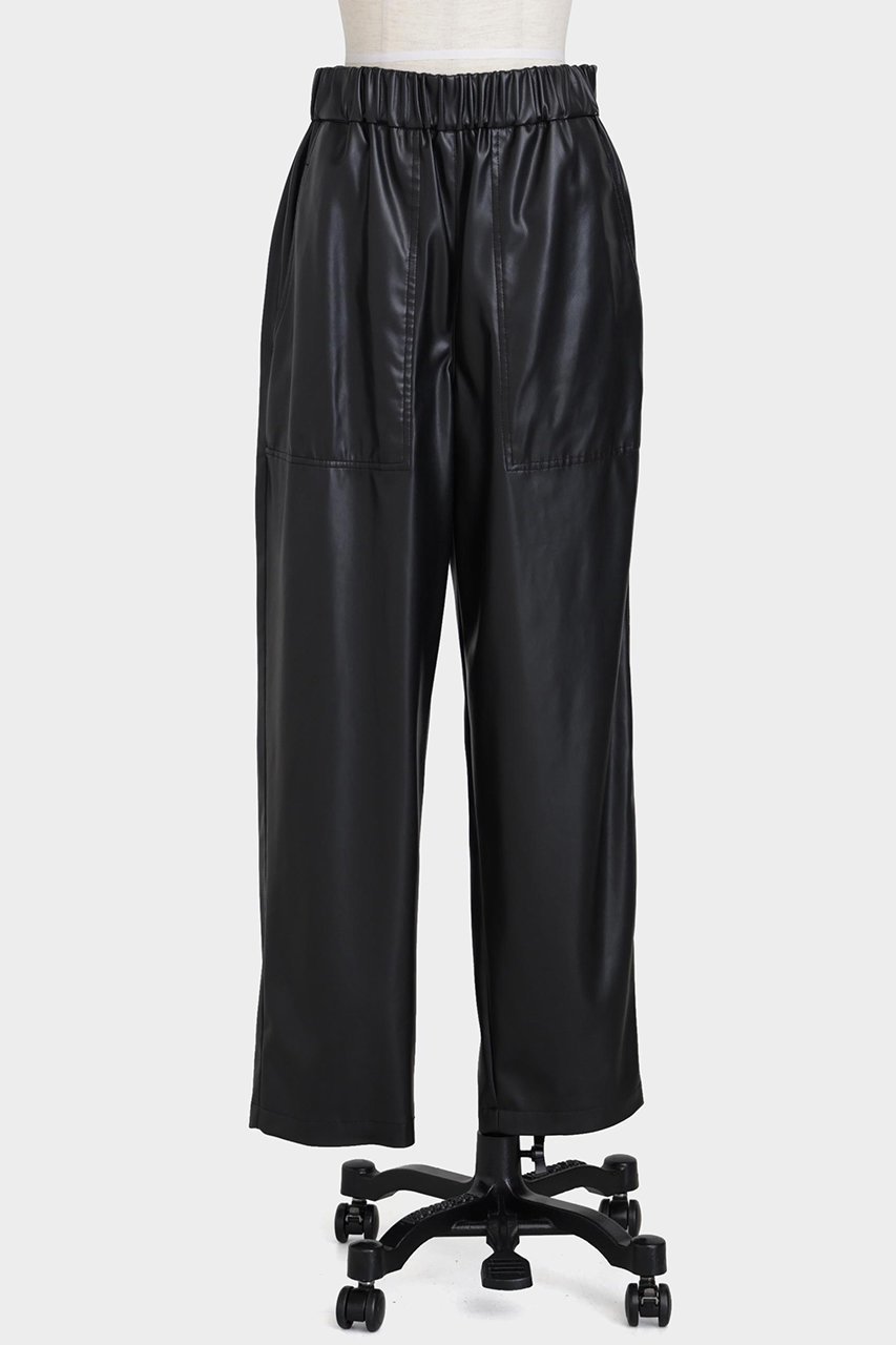 【ヒューエルミュージアム/hueLe Museum】の【hLM】レザーライクパンツ 人気、トレンドファッション・服の通販 founy(ファニー) ファッション Fashion レディースファッション Fashion for Women パンツ Pants & Trousers なめらか Smooth, Silky Texture スタイリッシュ Stylish, Fashionable ストレート Straight, Straight Cut トレンド Trend, Trending Now エレガント 上品 Elegant other-2|ID: prp329100004705558 ipo3291000000036524727