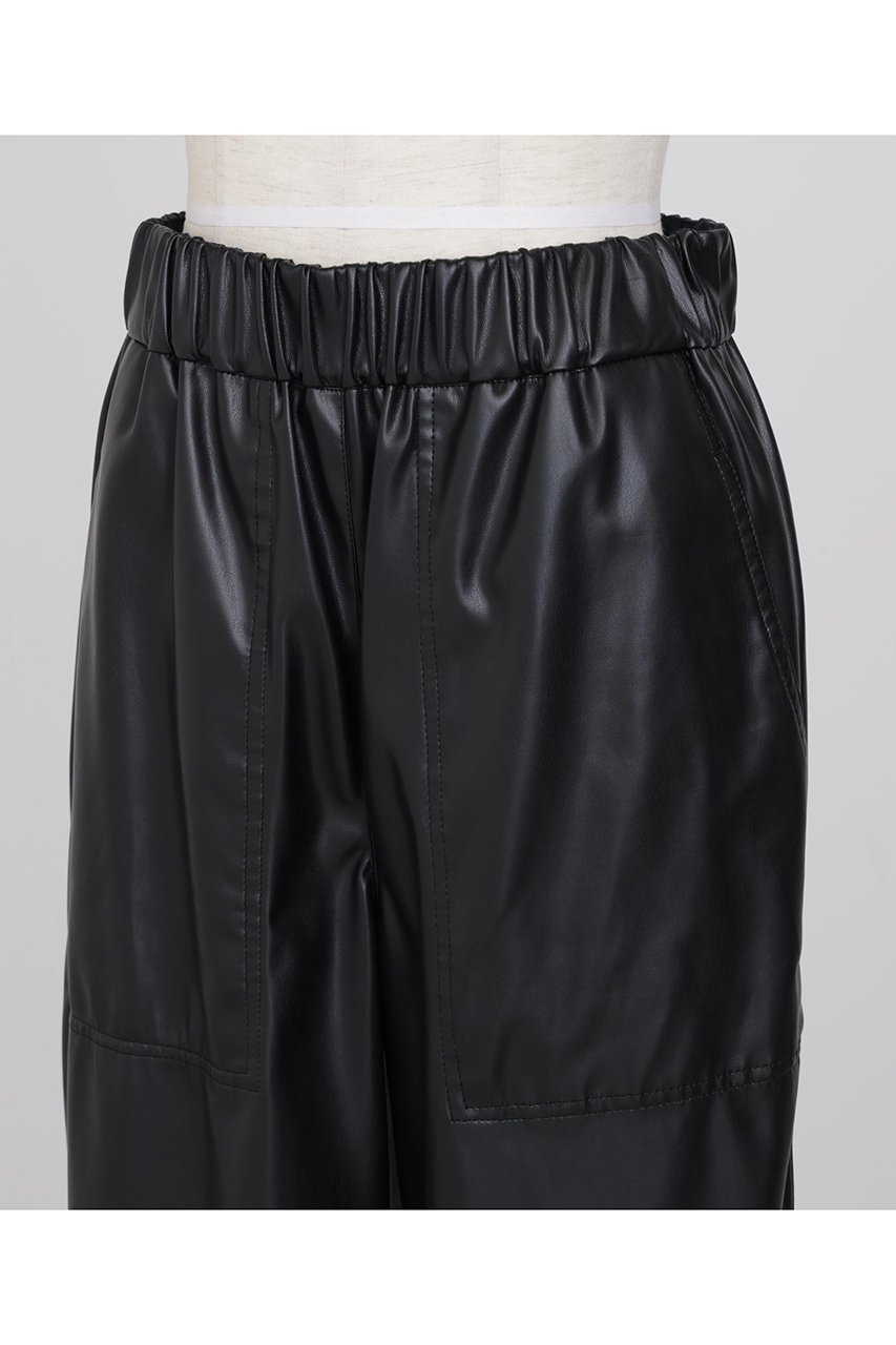 【ヒューエルミュージアム/hueLe Museum】の【hLM】レザーライクパンツ 人気、トレンドファッション・服の通販 founy(ファニー) ファッション Fashion レディースファッション Fashion for Women パンツ Pants & Trousers なめらか Smooth, Silky Texture スタイリッシュ Stylish, Fashionable ストレート Straight, Straight Cut トレンド Trend, Trending Now エレガント 上品 Elegant other-3|ID: prp329100004705558 ipo3291000000036524728