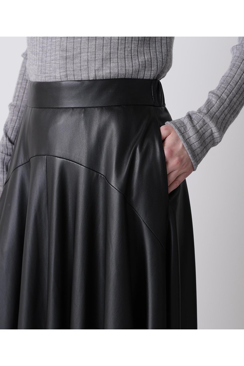 【ヒューエルミュージアム/hueLe Museum】の【hLM】レザーライクフレアスカート 人気、トレンドファッション・服の通販 founy(ファニー) ファッション Fashion レディースファッション Fashion for Women スカート Skirts Aライン・フレアスカート A-Line & Flared Skirts ロングスカート Long Skirts / Maxi & Midi Skirts なめらか Smooth, Silky Texture クラシカル Classical, Vintage-Inspired フレア Flare, Flared ロング Long, Long-Length エレガント 上品 Elegant other-5|ID: prp329100004705559 ipo3291000000036508443