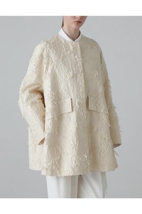 【アドーア/ADORE】のコットンカットジャガードジャケット 人気、トレンドファッション・服の通販 founy(ファニー) ファッション Fashion レディースファッション Fashion for Women アウター Coat / Outerwear Collection レディースジャケット・軽アウター Jackets ジャケット Jacket, Outerwear スリット Slit, Slit Detail エレガント 上品 Elegant 無地 Plain, Solid Color |ID:prp329100004705562