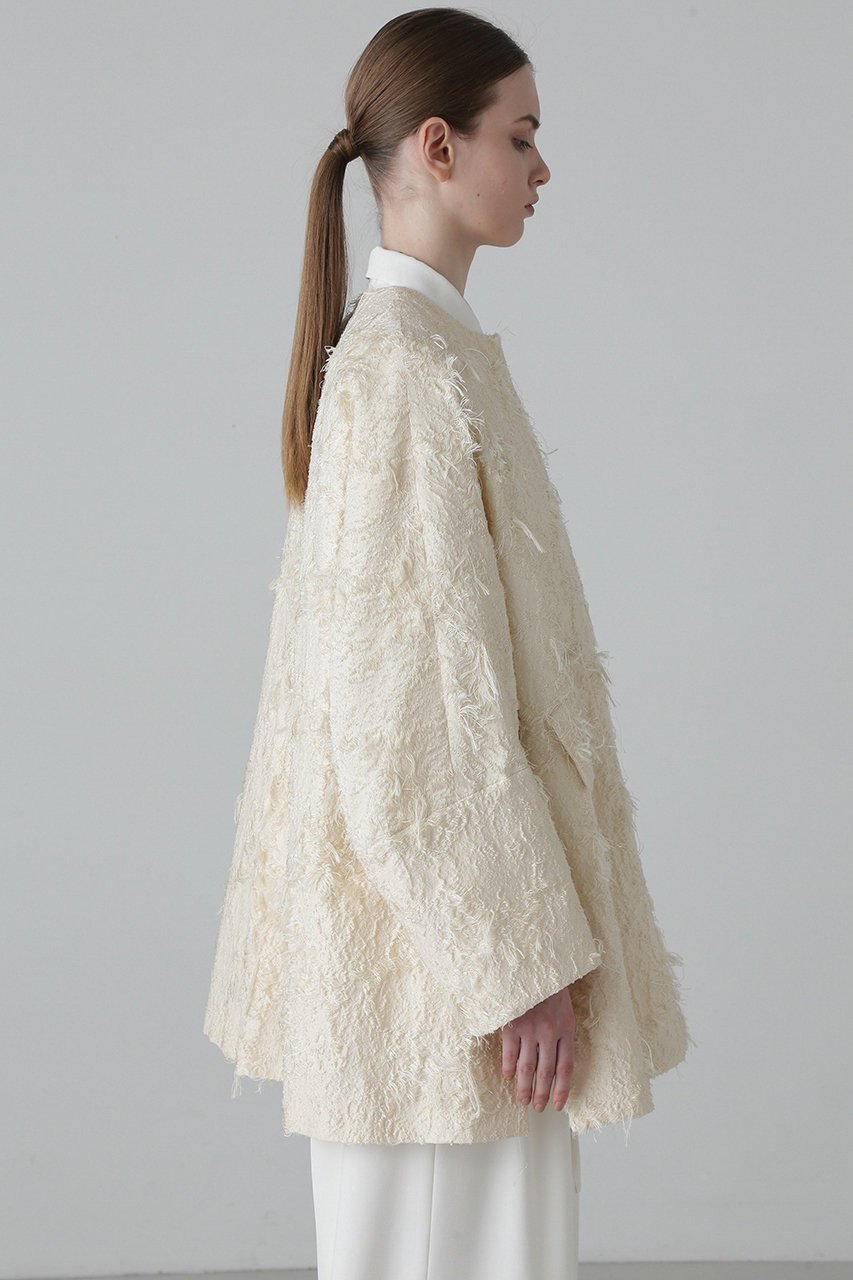 【アドーア/ADORE】のコットンカットジャガードジャケット 人気、トレンドファッション・服の通販 founy(ファニー) 　ファッション　Fashion　レディースファッション　Fashion for Women　アウター　Coat / Outerwear Collection　レディースジャケット・軽アウター　Jackets　ジャケット　Jacket, Outerwear　スリット　Slit, Slit Detail　エレガント 上品　Elegant　無地　Plain, Solid Color　other-5|ID: prp329100004705562 ipo3291000000033983498