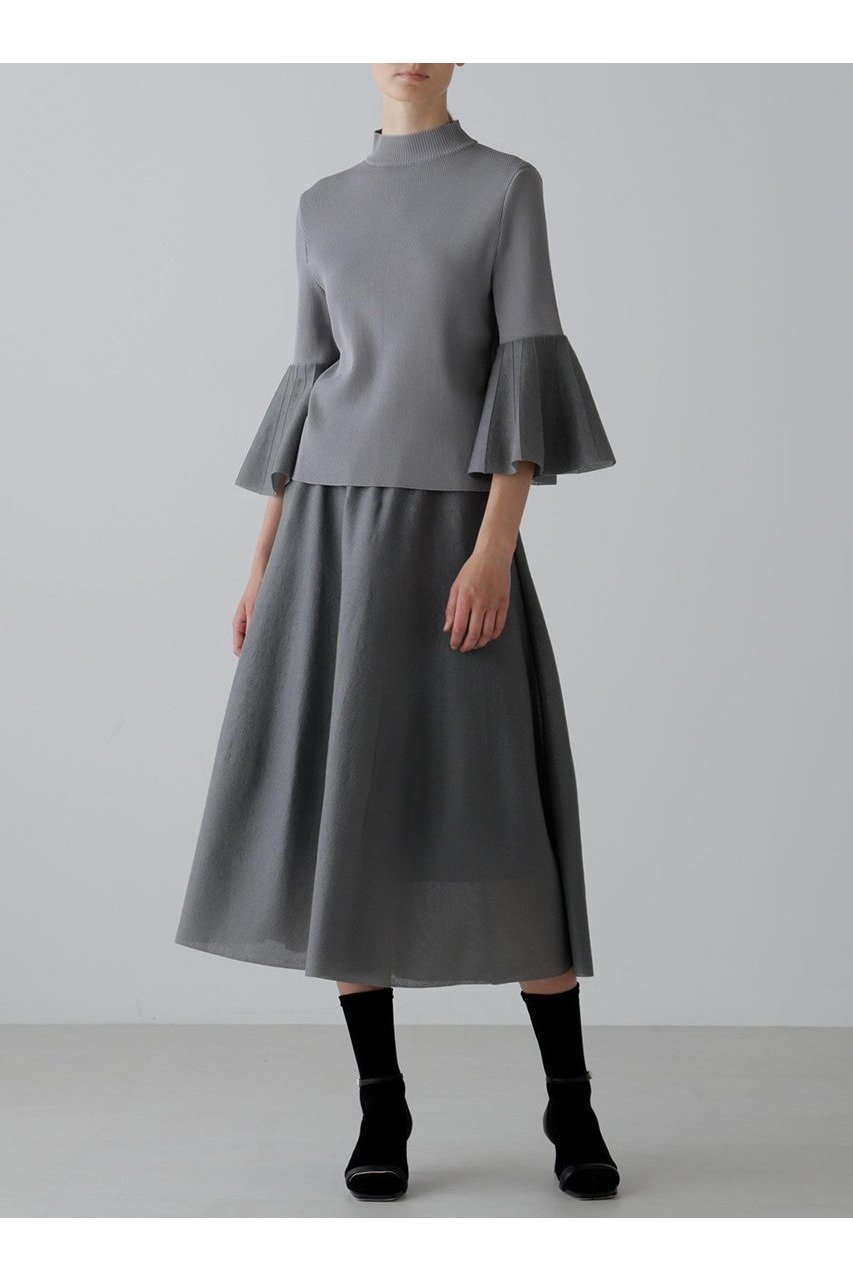 【アドーア/ADORE】のシアーフォルムドニットスカート 人気、トレンドファッション・服の通販 founy(ファニー) 　ファッション　Fashion　レディースファッション　Fashion for Women　スカート　Skirts　エレガント 上品　Elegant　スタンダード　Standard, Basic　ドレープ　Drape, Draping Fabric　バランス　Balance, Style Balance　フレア　Flare, Flared　other-2|ID: prp329100004705563 ipo3291000000033983505