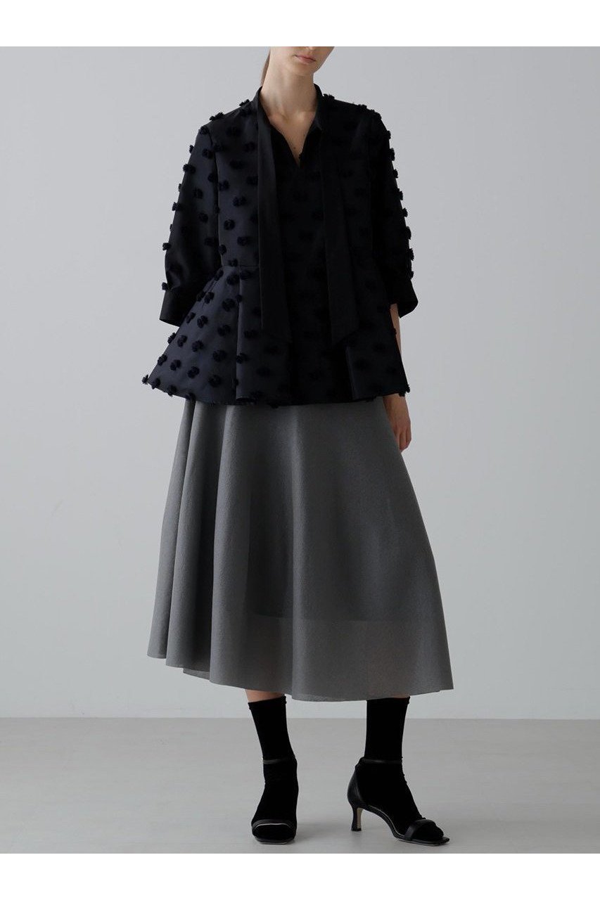 【アドーア/ADORE】のシアーフォルムドニットスカート 人気、トレンドファッション・服の通販 founy(ファニー) 　ファッション　Fashion　レディースファッション　Fashion for Women　スカート　Skirts　エレガント 上品　Elegant　スタンダード　Standard, Basic　ドレープ　Drape, Draping Fabric　バランス　Balance, Style Balance　フレア　Flare, Flared　other-3|ID: prp329100004705563 ipo3291000000033983506
