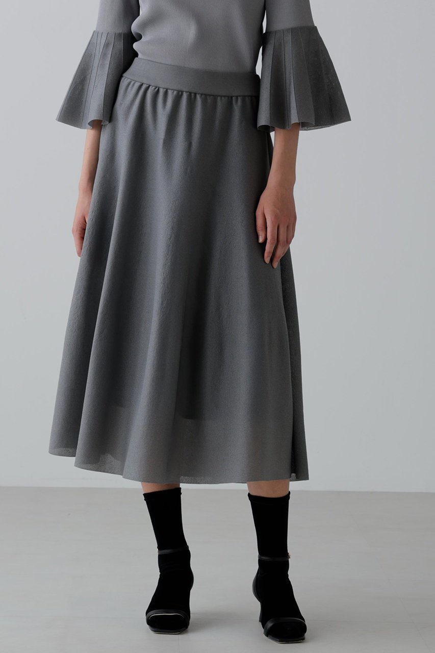 【アドーア/ADORE】のシアーフォルムドニットスカート 人気、トレンドファッション・服の通販 founy(ファニー) 　ファッション　Fashion　レディースファッション　Fashion for Women　スカート　Skirts　エレガント 上品　Elegant　スタンダード　Standard, Basic　ドレープ　Drape, Draping Fabric　バランス　Balance, Style Balance　フレア　Flare, Flared　other-4|ID: prp329100004705563 ipo3291000000033983507