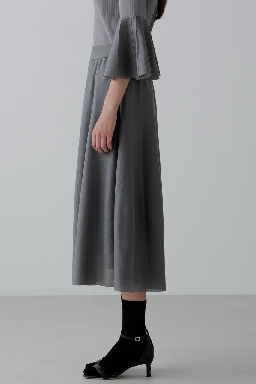 【アドーア/ADORE】のシアーフォルムドニットスカート 人気、トレンドファッション・服の通販 founy(ファニー) 　ファッション　Fashion　レディースファッション　Fashion for Women　スカート　Skirts　エレガント 上品　Elegant　スタンダード　Standard, Basic　ドレープ　Drape, Draping Fabric　バランス　Balance, Style Balance　フレア　Flare, Flared　other-5|ID: prp329100004705563 ipo3291000000033983508