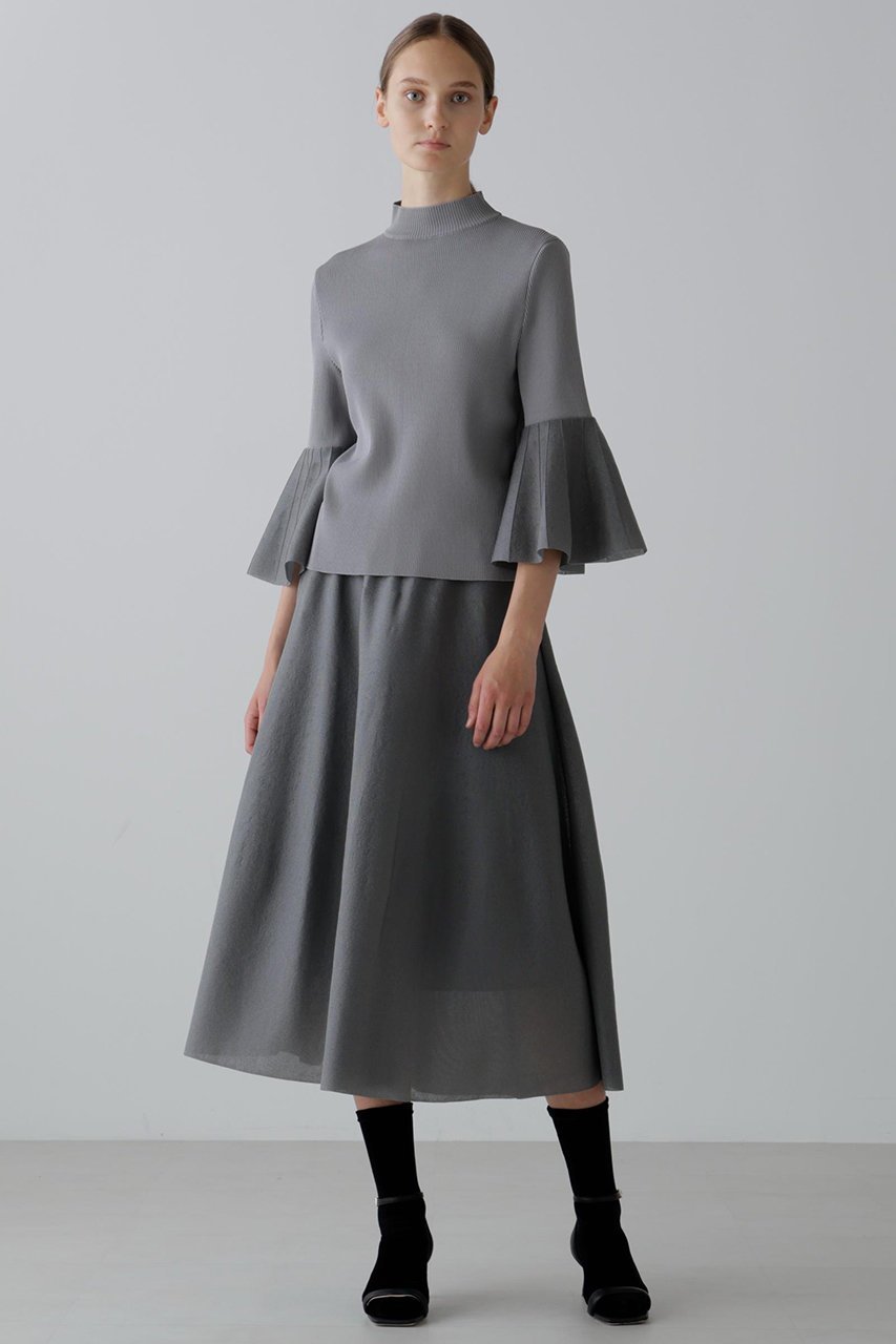 【アドーア/ADORE】のシアーフォルムドニットスカート 人気、トレンドファッション・服の通販 founy(ファニー) 　ファッション　Fashion　レディースファッション　Fashion for Women　スカート　Skirts　エレガント 上品　Elegant　スタンダード　Standard, Basic　ドレープ　Drape, Draping Fabric　バランス　Balance, Style Balance　フレア　Flare, Flared　other-2|ID: prp329100004705563 ipo3291000000035564035