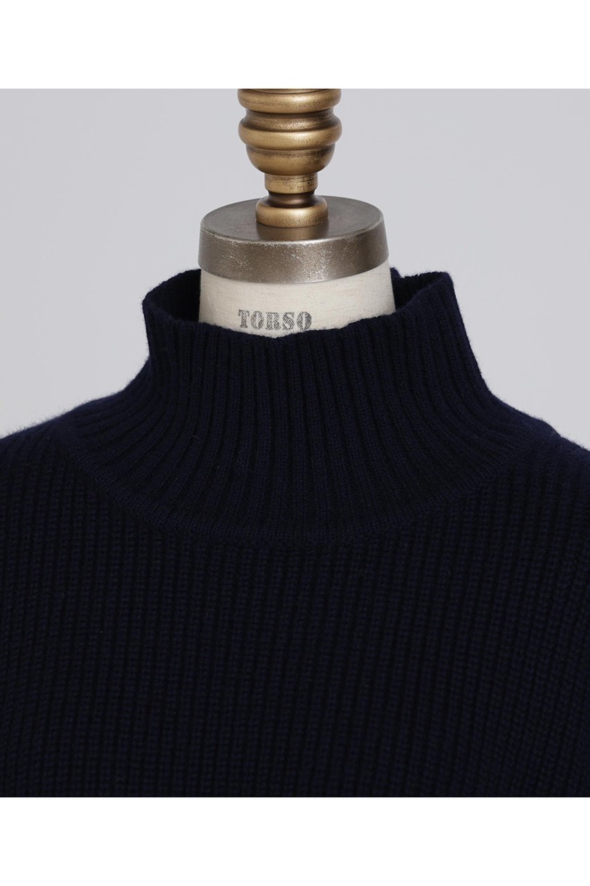 【ヒューエルミュージアム/hueLe Museum】の【STUMBLY】Fur Trim Combi Pullover 人気、トレンドファッション・服の通販 founy(ファニー) 　ファッション　Fashion　レディースファッション　Fashion for Women　トップス・カットソー　Cut & Sew Tops　ニット　Knit Tops & Sweaters　カジュアルプルオーバー・ニットトップス　Pullovers & Knit Tops / Casual Pullovers　シンプル　Simple, Minimal　ハイネック　High Neck, Mock Neck　切替　Switching, Contrast Panel　畦　Ribbed Knit　A/W・秋冬　Autumn/Winter　other-6|ID: prp329100004705572 ipo3291000000033983575