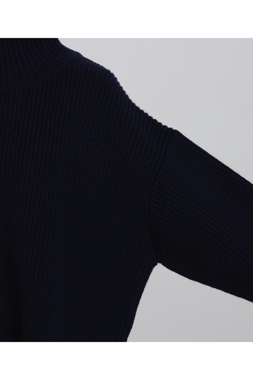 【ヒューエルミュージアム/hueLe Museum】の【STUMBLY】Fur Trim Combi Pullover 人気、トレンドファッション・服の通販 founy(ファニー) 　ファッション　Fashion　レディースファッション　Fashion for Women　トップス・カットソー　Cut & Sew Tops　ニット　Knit Tops & Sweaters　カジュアルプルオーバー・ニットトップス　Pullovers & Knit Tops / Casual Pullovers　シンプル　Simple, Minimal　ハイネック　High Neck, Mock Neck　切替　Switching, Contrast Panel　畦　Ribbed Knit　A/W・秋冬　Autumn/Winter　other-7|ID: prp329100004705572 ipo3291000000033983577