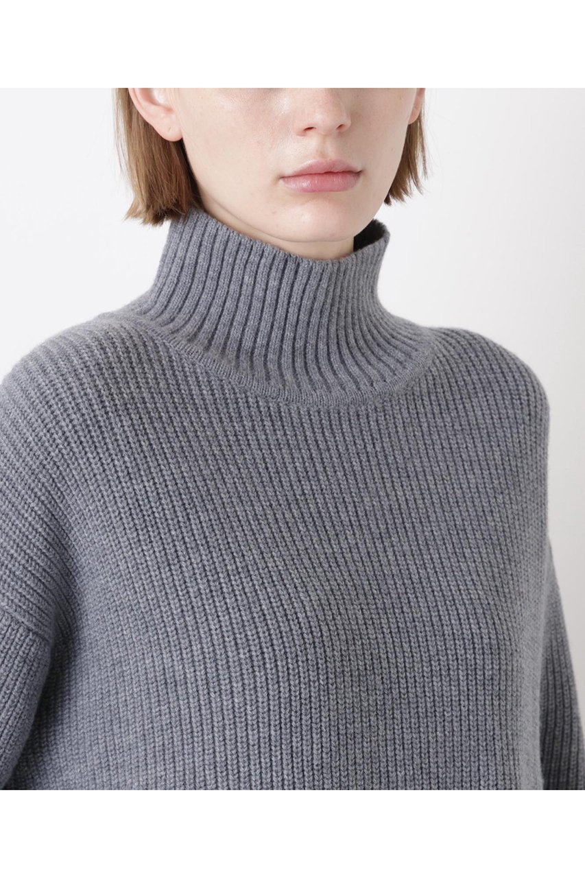 【ヒューエルミュージアム/hueLe Museum】の【STUMBLY】Fur Trim Combi Pullover 人気、トレンドファッション・服の通販 founy(ファニー) 　ファッション　Fashion　レディースファッション　Fashion for Women　トップス・カットソー　Cut & Sew Tops　ニット　Knit Tops & Sweaters　カジュアルプルオーバー・ニットトップス　Pullovers & Knit Tops / Casual Pullovers　シンプル　Simple, Minimal　ハイネック　High Neck, Mock Neck　切替　Switching, Contrast Panel　畦　Ribbed Knit　A/W・秋冬　Autumn/Winter　other-6|ID: prp329100004705572 ipo3291000000035857081