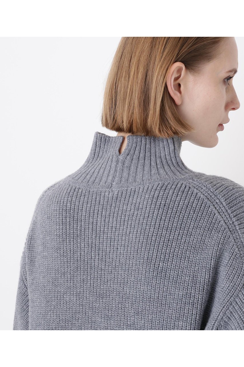 【ヒューエルミュージアム/hueLe Museum】の【STUMBLY】Fur Trim Combi Pullover 人気、トレンドファッション・服の通販 founy(ファニー) 　ファッション　Fashion　レディースファッション　Fashion for Women　トップス・カットソー　Cut & Sew Tops　ニット　Knit Tops & Sweaters　カジュアルプルオーバー・ニットトップス　Pullovers & Knit Tops / Casual Pullovers　シンプル　Simple, Minimal　ハイネック　High Neck, Mock Neck　切替　Switching, Contrast Panel　畦　Ribbed Knit　A/W・秋冬　Autumn/Winter　other-8|ID: prp329100004705572 ipo3291000000035857083