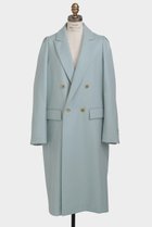 【ヒューエルミュージアム/hueLe Museum】の【STUMBLY】Constructed Sleeve Chester Coat ライトグリーン|ID:prp329100004705586