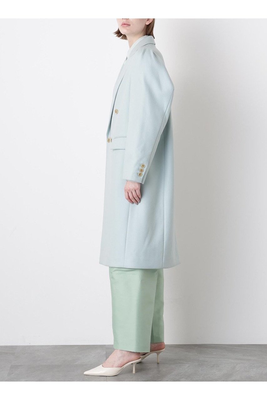 【ヒューエルミュージアム/hueLe Museum】の【STUMBLY】Constructed Sleeve Chester Coat 人気、トレンドファッション・服の通販 founy(ファニー) 　ファッション　Fashion　レディースファッション　Fashion for Women　アウター　Coat / Outerwear Collection　コート・ロングコート・ピーコート　Long Coats, Peacoats & More　クラシック　Classic, Timeless Style　ダブル　Double, Double-Breasted　チェスターコート　Chester Coat, Long Coat　メルトン　Melton, Heavy Wool　ロング　Long, Long-Length　エレガント 上品　Elegant　other-3|ID: prp329100004705586 ipo3291000000033983690