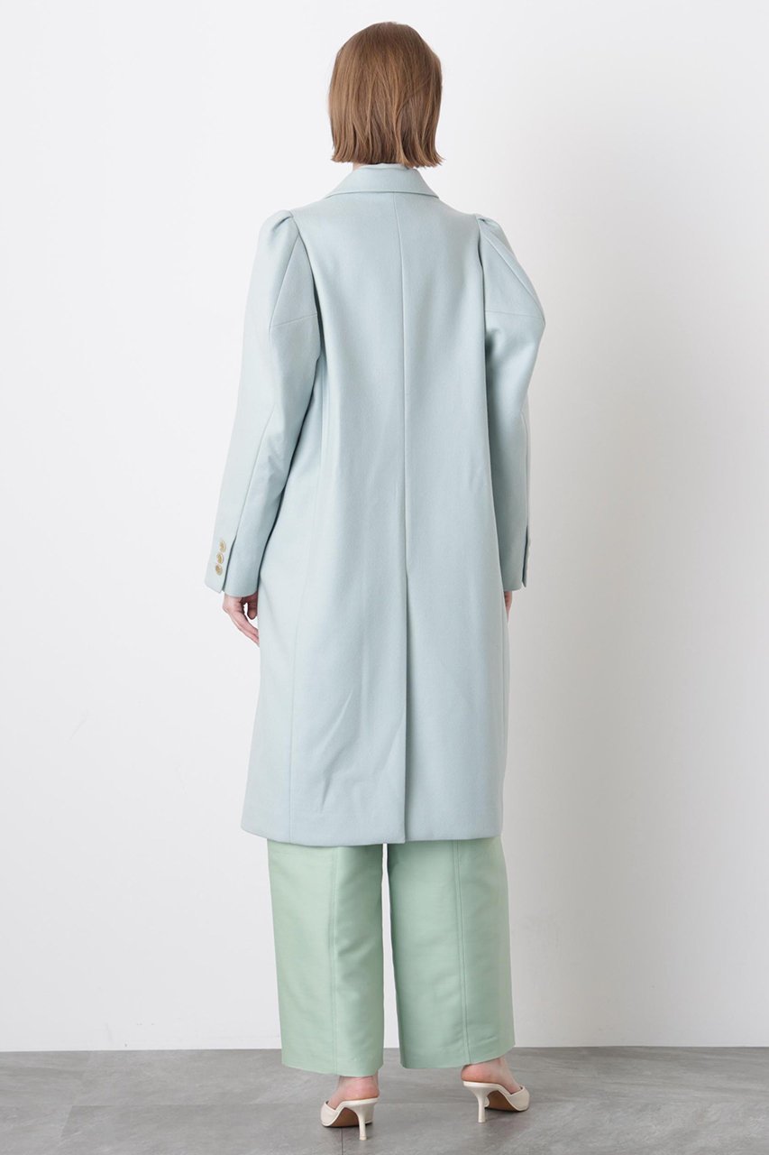【ヒューエルミュージアム/hueLe Museum】の【STUMBLY】Constructed Sleeve Chester Coat 人気、トレンドファッション・服の通販 founy(ファニー) 　ファッション　Fashion　レディースファッション　Fashion for Women　アウター　Coat / Outerwear Collection　コート・ロングコート・ピーコート　Long Coats, Peacoats & More　クラシック　Classic, Timeless Style　ダブル　Double, Double-Breasted　チェスターコート　Chester Coat, Long Coat　メルトン　Melton, Heavy Wool　ロング　Long, Long-Length　エレガント 上品　Elegant　other-4|ID: prp329100004705586 ipo3291000000033983691