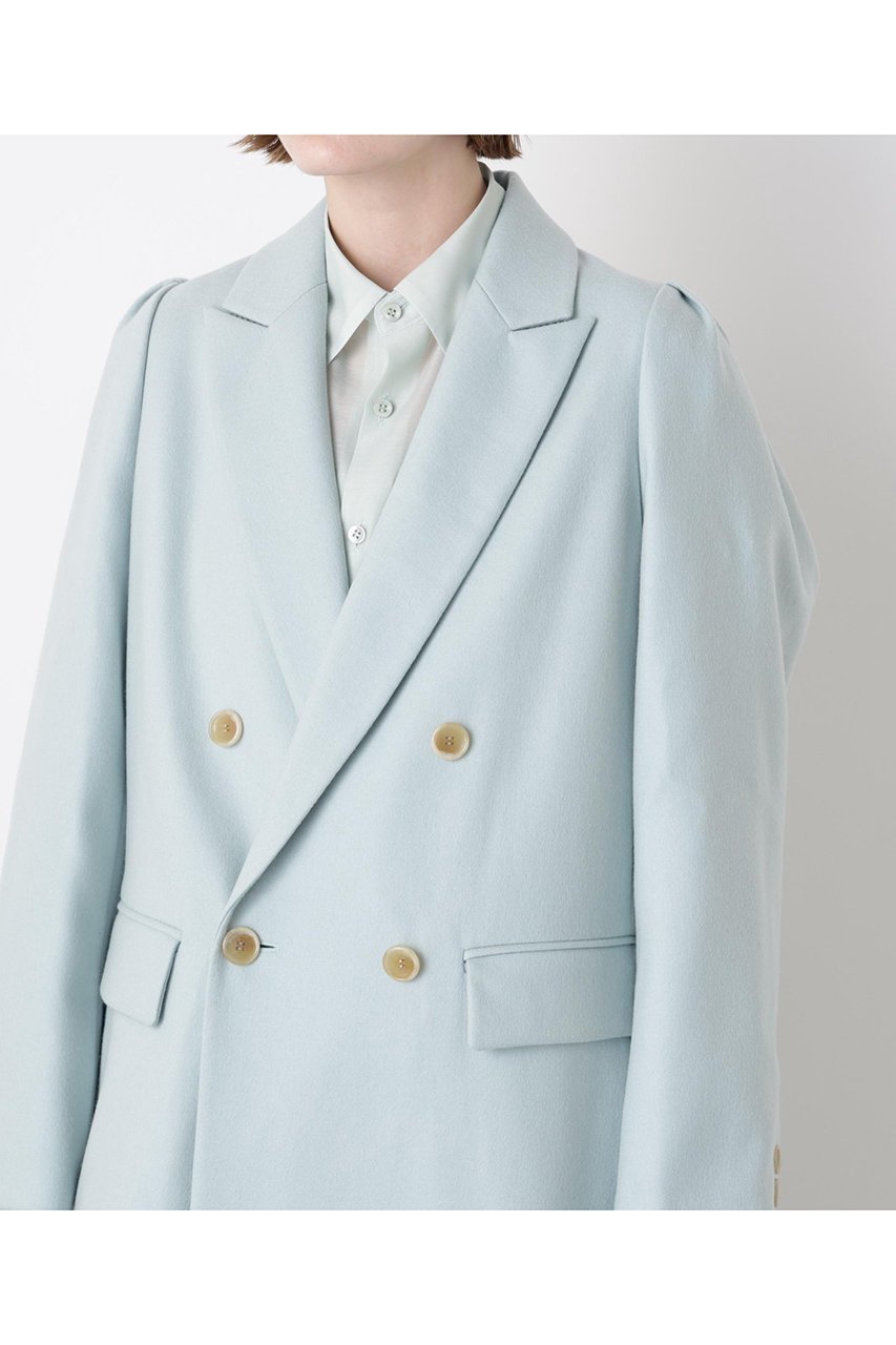 【ヒューエルミュージアム/hueLe Museum】の【STUMBLY】Constructed Sleeve Chester Coat 人気、トレンドファッション・服の通販 founy(ファニー) 　ファッション　Fashion　レディースファッション　Fashion for Women　アウター　Coat / Outerwear Collection　コート・ロングコート・ピーコート　Long Coats, Peacoats & More　クラシック　Classic, Timeless Style　ダブル　Double, Double-Breasted　チェスターコート　Chester Coat, Long Coat　メルトン　Melton, Heavy Wool　ロング　Long, Long-Length　エレガント 上品　Elegant　other-5|ID: prp329100004705586 ipo3291000000035665374