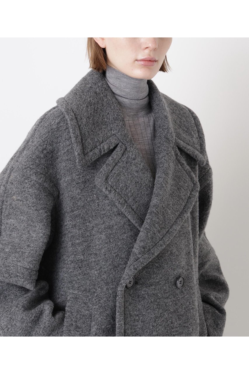 【ヒューエルミュージアム/hueLe Museum】の【STUMBLY】New Big Silhouette Pea JK 人気、トレンドファッション・服の通販 founy(ファニー) 　ファッション　Fashion　レディースファッション　Fashion for Women　アウター　Coat / Outerwear Collection　コート・ロングコート・ピーコート　Long Coats, Peacoats & More　クラシック　Classic, Timeless Style　ショート　Short, Short Length　パターン　Pattern, Design Print　ワーク　Workwear, Utility Style　エレガント 上品　Elegant　other-6|ID: prp329100004705587 ipo3291000000035610750