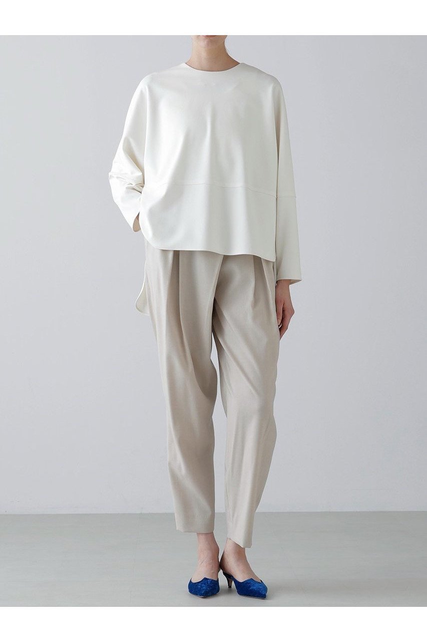 【アドーア/ADORE】のジョーゼットジャージープルオーバー 人気、トレンドファッション・服の通販 founy(ファニー) 　ファッション　Fashion　レディースファッション　Fashion for Women　トップス・カットソー　Cut & Sew Tops　シャツ・ブラウス・オフィスカジュアル　Elegant Blouses & Button-Ups　ロングTシャツ・Tシャツ　Longline T-Shirts & Tees　カジュアルプルオーバー・ニットトップス　Pullovers & Knit Tops / Casual Pullovers　カットソー・ベーシックTシャツ　Cut-and-Sewn Tops / Stretch Tees & Basics　おすすめ　Recommended / Our Picks　ジョーゼット　Georgette, Semi-Sheer Fabric　スリーブ　Sleeve, Long Sleeve / Short Sleeve　セットアップ　Set-Up, Coordinated Outfit　センター　Center, Center Line　ドット　Polka Dot, Dot Pattern　ロング　Long, Long-Length　新作・新入荷　New Arrivals / New In　other-2|ID: prp329100004705590 ipo3291000000033983733