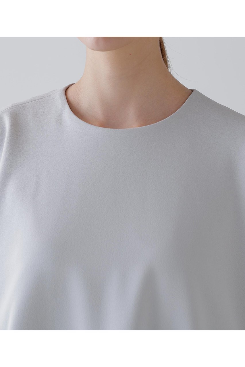 【アドーア/ADORE】のジョーゼットジャージープルオーバー 人気、トレンドファッション・服の通販 founy(ファニー) 　ファッション　Fashion　レディースファッション　Fashion for Women　トップス・カットソー　Cut & Sew Tops　シャツ・ブラウス・オフィスカジュアル　Elegant Blouses & Button-Ups　ロングTシャツ・Tシャツ　Longline T-Shirts & Tees　カジュアルプルオーバー・ニットトップス　Pullovers & Knit Tops / Casual Pullovers　カットソー・ベーシックTシャツ　Cut-and-Sewn Tops / Stretch Tees & Basics　おすすめ　Recommended / Our Picks　ジョーゼット　Georgette, Semi-Sheer Fabric　スリーブ　Sleeve, Long Sleeve / Short Sleeve　セットアップ　Set-Up, Coordinated Outfit　センター　Center, Center Line　ドット　Polka Dot, Dot Pattern　ロング　Long, Long-Length　other-3|ID: prp329100004705590 ipo3291000000035504327