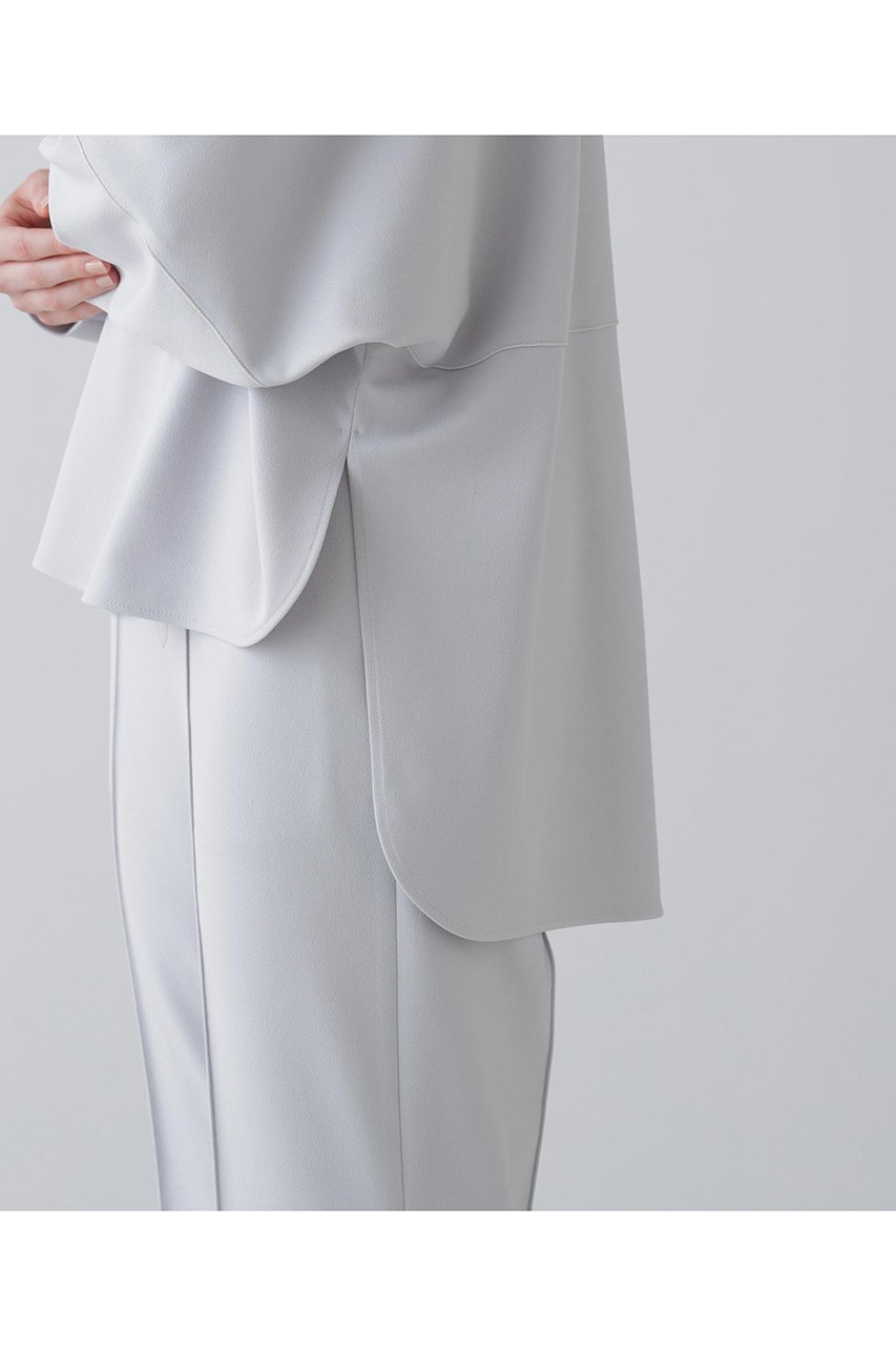 【アドーア/ADORE】のジョーゼットジャージープルオーバー 人気、トレンドファッション・服の通販 founy(ファニー) 　ファッション　Fashion　レディースファッション　Fashion for Women　トップス・カットソー　Cut & Sew Tops　シャツ・ブラウス・オフィスカジュアル　Elegant Blouses & Button-Ups　ロングTシャツ・Tシャツ　Longline T-Shirts & Tees　カジュアルプルオーバー・ニットトップス　Pullovers & Knit Tops / Casual Pullovers　カットソー・ベーシックTシャツ　Cut-and-Sewn Tops / Stretch Tees & Basics　おすすめ　Recommended / Our Picks　ジョーゼット　Georgette, Semi-Sheer Fabric　スリーブ　Sleeve, Long Sleeve / Short Sleeve　セットアップ　Set-Up, Coordinated Outfit　センター　Center, Center Line　ドット　Polka Dot, Dot Pattern　ロング　Long, Long-Length　other-5|ID: prp329100004705590 ipo3291000000035504330