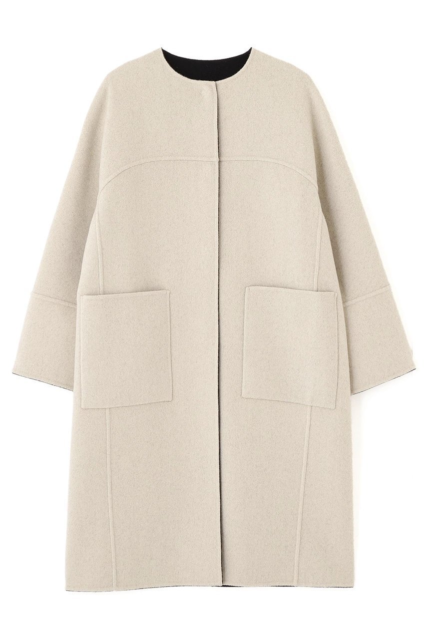 【アドーア/ADORE】のCa混2TONEリバーコクーンコート 人気、トレンドファッション・服の通販 founy(ファニー) 　ファッション　Fashion　レディースファッション　Fashion for Women　アウター　Coat / Outerwear Collection　コート・ロングコート・ピーコート　Long Coats, Peacoats & More　リバーシブル　Reversible, Two-Sided　ロング　Long, Long-Length　別注　Limited Edition, Custom Order　新作・新入荷　New Arrivals / New In　other-2|ID: prp329100004705591 ipo3291000000033983737