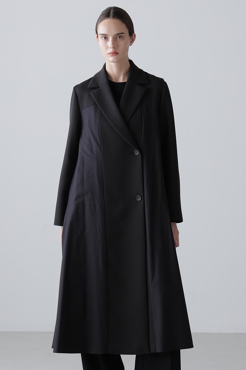 【アドーア/ADORE】のタフタコンビトリプルクロスコート 人気、トレンドファッション・服の通販 founy(ファニー) 　ファッション　Fashion　レディースファッション　Fashion for Women　アウター　Coat / Outerwear Collection　コート・ロングコート・ピーコート　Long Coats, Peacoats & More　コンビ　Combo, Combination Style　タフタ　Taffeta, Structured Fabric　トリプル　Triple, Three Layers　フェミニン　Feminine, Girly　マニッシュ　Mannish, Boyish　ライナー　Liner, Inner Layer　ロング　Long, Long-Length　冬　Winter / This Winter　羽織　Haori, Light Jacket　other-3|ID: prp329100004705593 ipo3291000000035393389