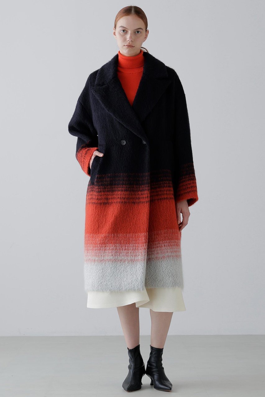 【アドーア/ADORE】のグラデーションシャギーコート 人気、トレンドファッション・服の通販 founy(ファニー) 　ファッション　Fashion　レディースファッション　Fashion for Women　アウター　Coat / Outerwear Collection　コート・ロングコート・ピーコート　Long Coats, Peacoats & More　アンゴラ　Angora Knitwear　グラデーション　Gradient, Ombre　ロング　Long, Long-Length　other-2|ID: prp329100004705594 ipo3291000000035564077