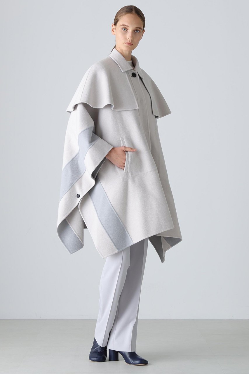 【アドーア/ADORE】のCa混2TONEリバーケープコート 人気、トレンドファッション・服の通販 founy(ファニー) ファッション Fashion レディースファッション Fashion for Women アウター Coat / Outerwear Collection コート・ロングコート・ピーコート Long Coats, Peacoats & More シンプル Simple, Minimal ジャケット Jacket, Outerwear ロング Long, Long-Length 別注 Limited Edition, Custom Order other-4|ID: prp329100004705598 ipo3291000000034377039