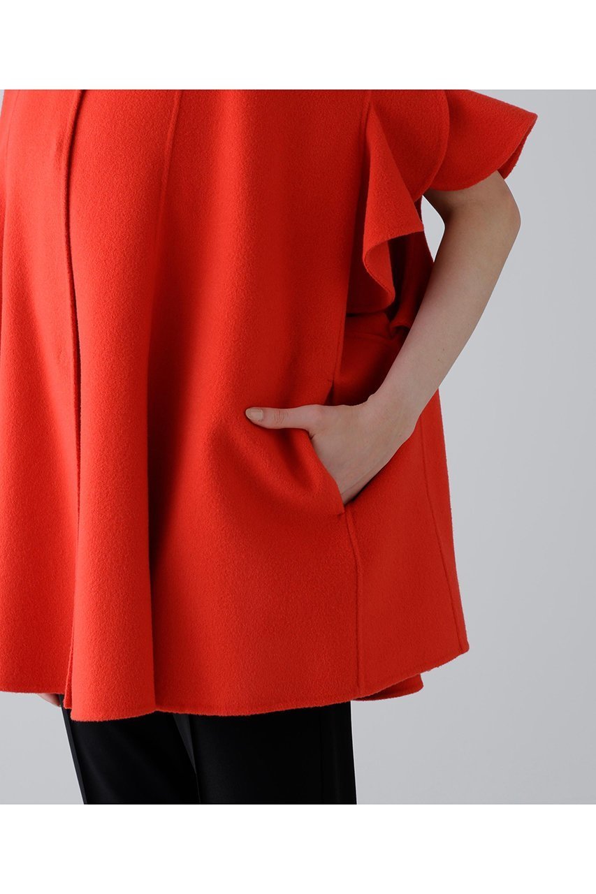 【アドーア/ADORE】のピュアカシミヤコート 人気、トレンドファッション・服の通販 founy(ファニー) 　ファッション　Fashion　レディースファッション　Fashion for Women　アウター　Coat / Outerwear Collection　コート・ロングコート・ピーコート　Long Coats, Peacoats & More　バランス　Balance, Style Balance　フレア　Flare, Flared　ポンチョ　Poncho, Cape Style　ラッフル　Ruffle, Frill　ロング　Long, Long-Length　新作・新入荷　New Arrivals / New In　other-5|ID: prp329100004705600 ipo3291000000033983786