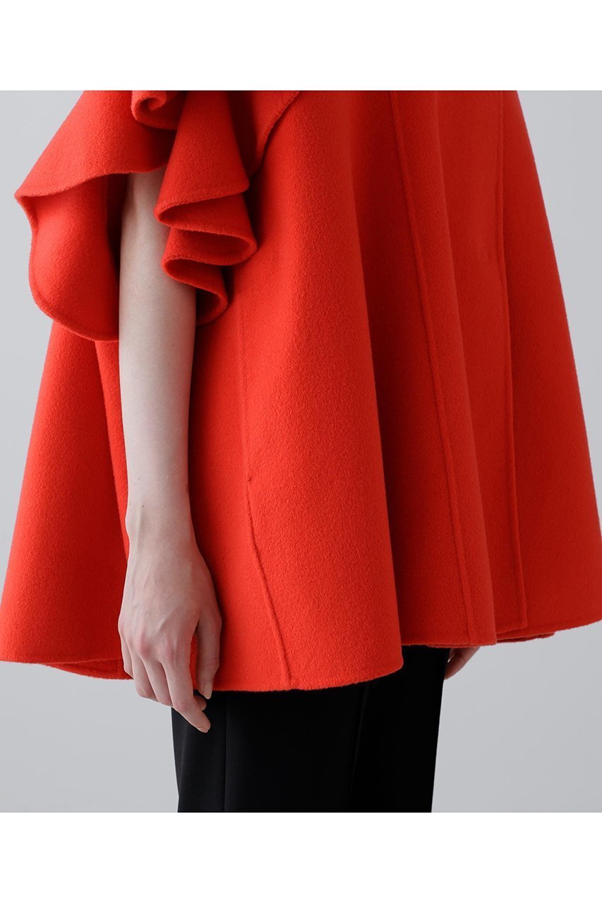 【アドーア/ADORE】のピュアカシミヤコート 人気、トレンドファッション・服の通販 founy(ファニー) 　ファッション　Fashion　レディースファッション　Fashion for Women　アウター　Coat / Outerwear Collection　コート・ロングコート・ピーコート　Long Coats, Peacoats & More　バランス　Balance, Style Balance　フレア　Flare, Flared　ポンチョ　Poncho, Cape Style　ラッフル　Ruffle, Frill　ロング　Long, Long-Length　新作・新入荷　New Arrivals / New In　other-6|ID: prp329100004705600 ipo3291000000033983787