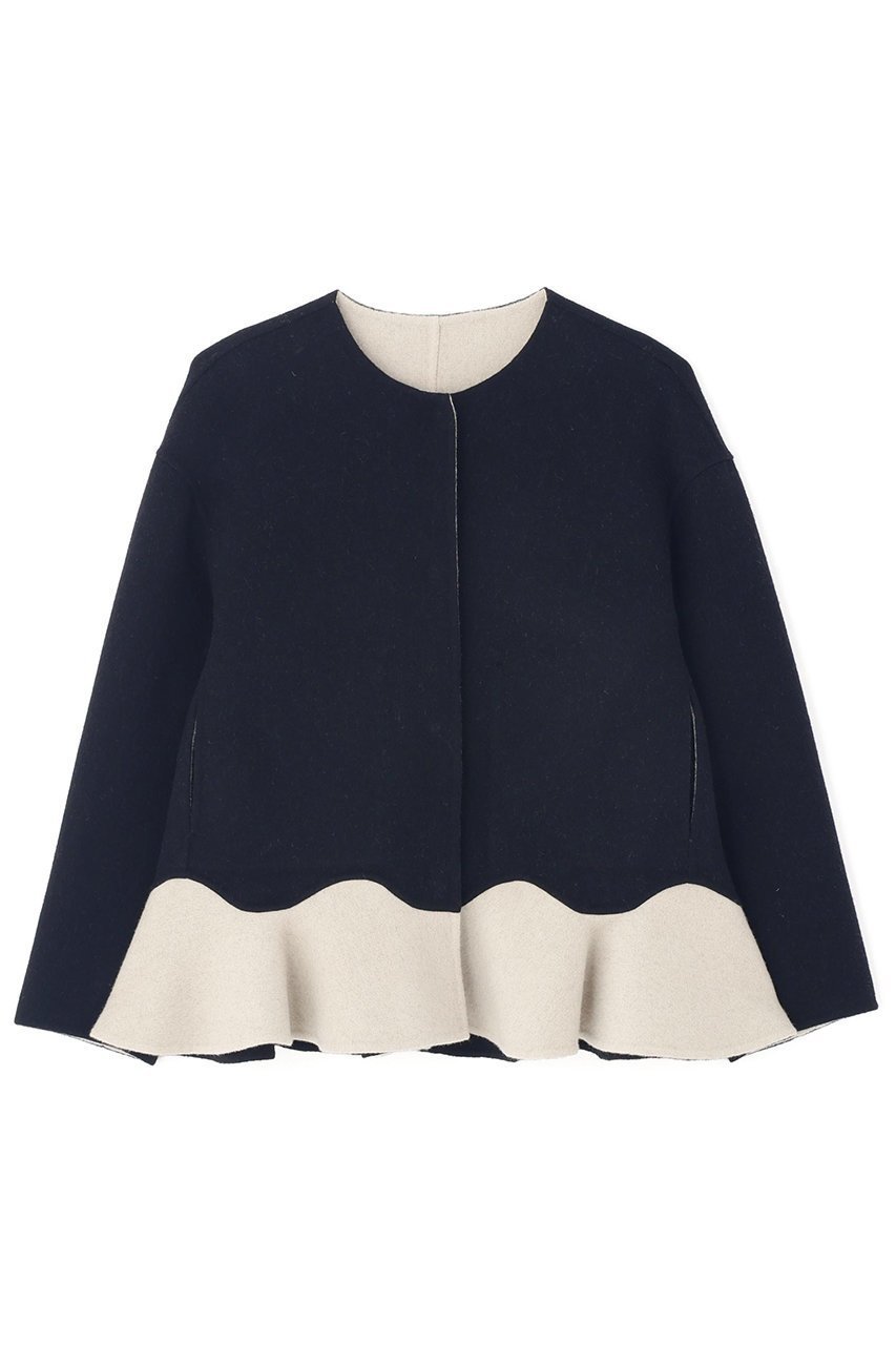 【アドーア/ADORE】のCa混2TONEリバージャケット 人気、トレンドファッション・服の通販 founy(ファニー) 　ファッション　Fashion　レディースファッション　Fashion for Women　アウター　Coat / Outerwear Collection　レディースジャケット・軽アウター　Jackets　ジャケット　Jacket, Outerwear　ペプラム　Peplum, Flared Hem　別注　Limited Edition, Custom Order　新作・新入荷　New Arrivals / New In　 other-1|ID: prp329100004705602 ipo3291000000033983792