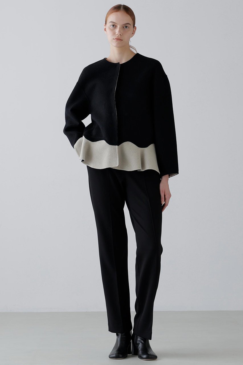 【アドーア/ADORE】のCa混2TONEリバージャケット 人気、トレンドファッション・服の通販 founy(ファニー) 　ファッション　Fashion　レディースファッション　Fashion for Women　アウター　Coat / Outerwear Collection　レディースジャケット・軽アウター　Jackets　ジャケット　Jacket, Outerwear　ペプラム　Peplum, Flared Hem　別注　Limited Edition, Custom Order　other-2|ID: prp329100004705602 ipo3291000000036524150