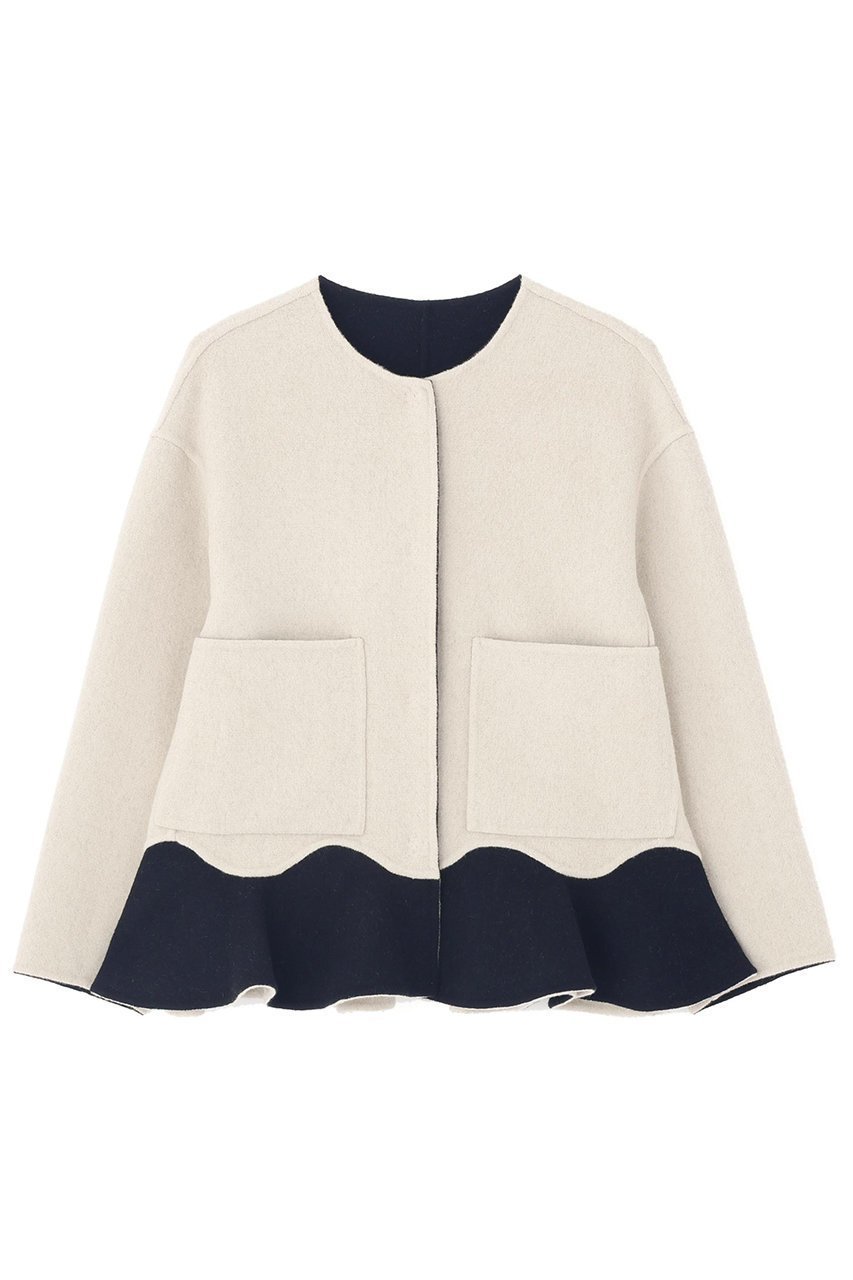 【アドーア/ADORE】のCa混2TONEリバージャケット 人気、トレンドファッション・服の通販 founy(ファニー) 　ファッション　Fashion　レディースファッション　Fashion for Women　アウター　Coat / Outerwear Collection　レディースジャケット・軽アウター　Jackets　ジャケット　Jacket, Outerwear　ペプラム　Peplum, Flared Hem　別注　Limited Edition, Custom Order　other-3|ID: prp329100004705602 ipo3291000000036524151