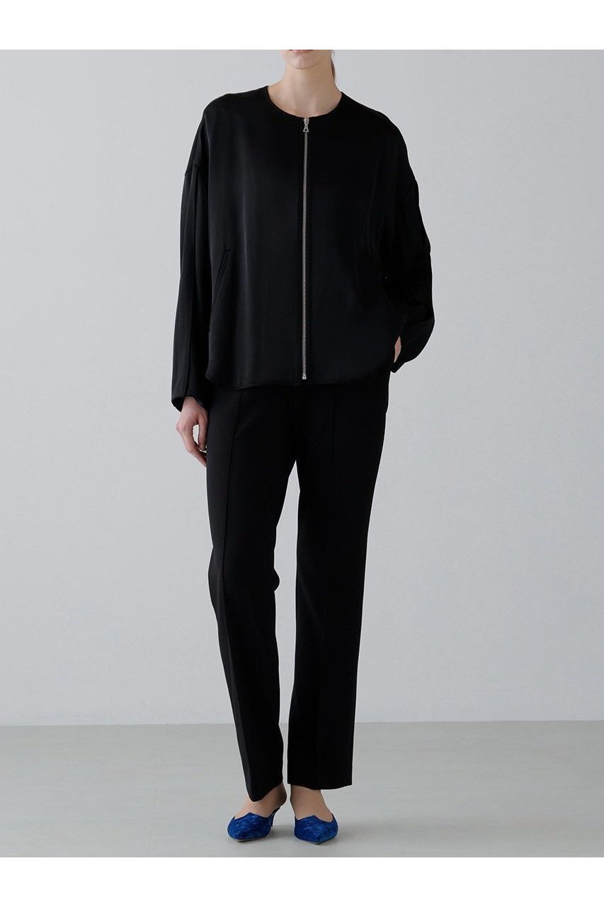 【アドーア/ADORE】のリュクスサテンジャケット 人気、トレンドファッション・服の通販 founy(ファニー) 　ファッション　Fashion　レディースファッション　Fashion for Women　アウター　Coat / Outerwear Collection　レディースジャケット・軽アウター　Jackets　サテン　Satin, Glossy Fabric　ジャケット　Jacket, Outerwear　ドレープ　Drape, Draping Fabric　フロント　Front, Front Design　メタル　Metal, Metal Parts　ラウンド　Round, Round Neck　リュクス　Luxury, Elegant, High-End, Chic　新作・新入荷　New Arrivals / New In　other-2|ID: prp329100004705606 ipo3291000000033983824