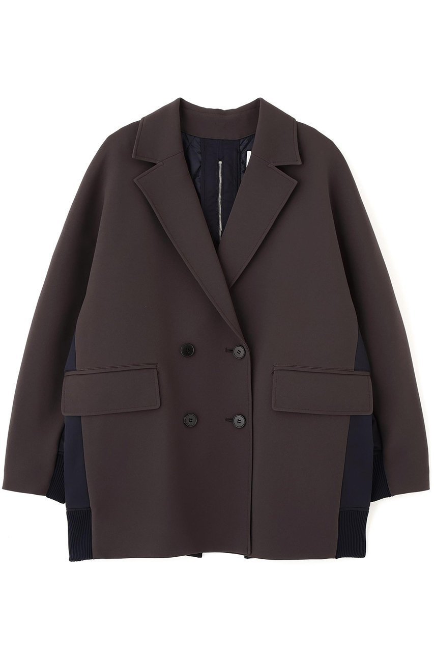 【アドーア/ADORE】のトリプルクロスジャケット インテリア・キッズ・メンズ・レディースファッション・服の通販 founy(ファニー) 　ファッション　Fashion　レディースファッション　Fashion for Women　アウター　Coat / Outerwear Collection　レディースジャケット・軽アウター　Jackets　キルティング　Quilted, Quilting　コクーン　Cocoon, Cocoon Silhouette　コンビ　Combo, Combination Style　ジャケット　Jacket, Outerwear　タフタ　Taffeta, Structured Fabric　ダブル　Double, Double-Breasted　ブルゾン　Blouson, Bomber Jacket　新作・新入荷　New Arrivals / New In　グレー|ID: prp329100004705609 ipo3291000000033983843
