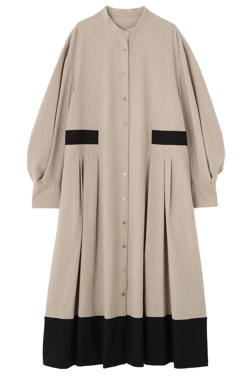 【アドーア/ADORE】のハイツイストツイルワンピース インテリア・キッズ・メンズ・レディースファッション・服の通販 founy(ファニー) 　ファッション　Fashion　レディースファッション　Fashion for Women　ワンピース　Dresses　チュニック　Tunic Tops & Dresses　シンプル　Simple, Minimal　チュニック　Tunic, Long Top　ツイル　Twist, Twisted Detail　ドレス　Dress, One-Piece　ロング　Long, Long-Length　エレガント 上品　Elegant　新作・新入荷　New Arrivals / New In　ベージュ|ID: prp329100004705611 ipo3291000000033983862