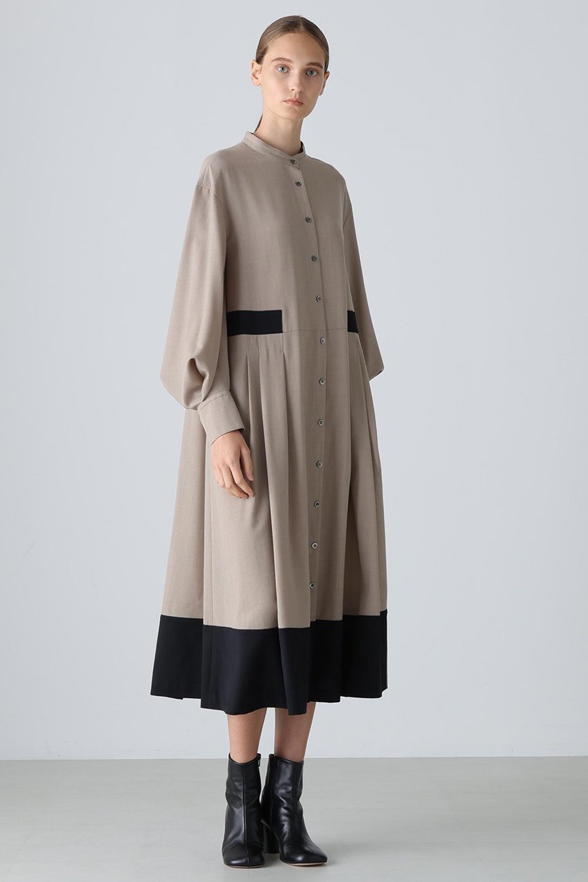 【アドーア/ADORE】のハイツイストツイルワンピース 人気、トレンドファッション・服の通販 founy(ファニー) 　ファッション　Fashion　レディースファッション　Fashion for Women　ワンピース　Dresses　チュニック　Tunic Tops & Dresses　シンプル　Simple, Minimal　チュニック　Tunic, Long Top　ツイル　Twist, Twisted Detail　ドレス　Dress, One-Piece　ロング　Long, Long-Length　エレガント 上品　Elegant　再入荷　Restock / Back in Stock　other-2|ID: prp329100004705611 ipo3291000000035754233